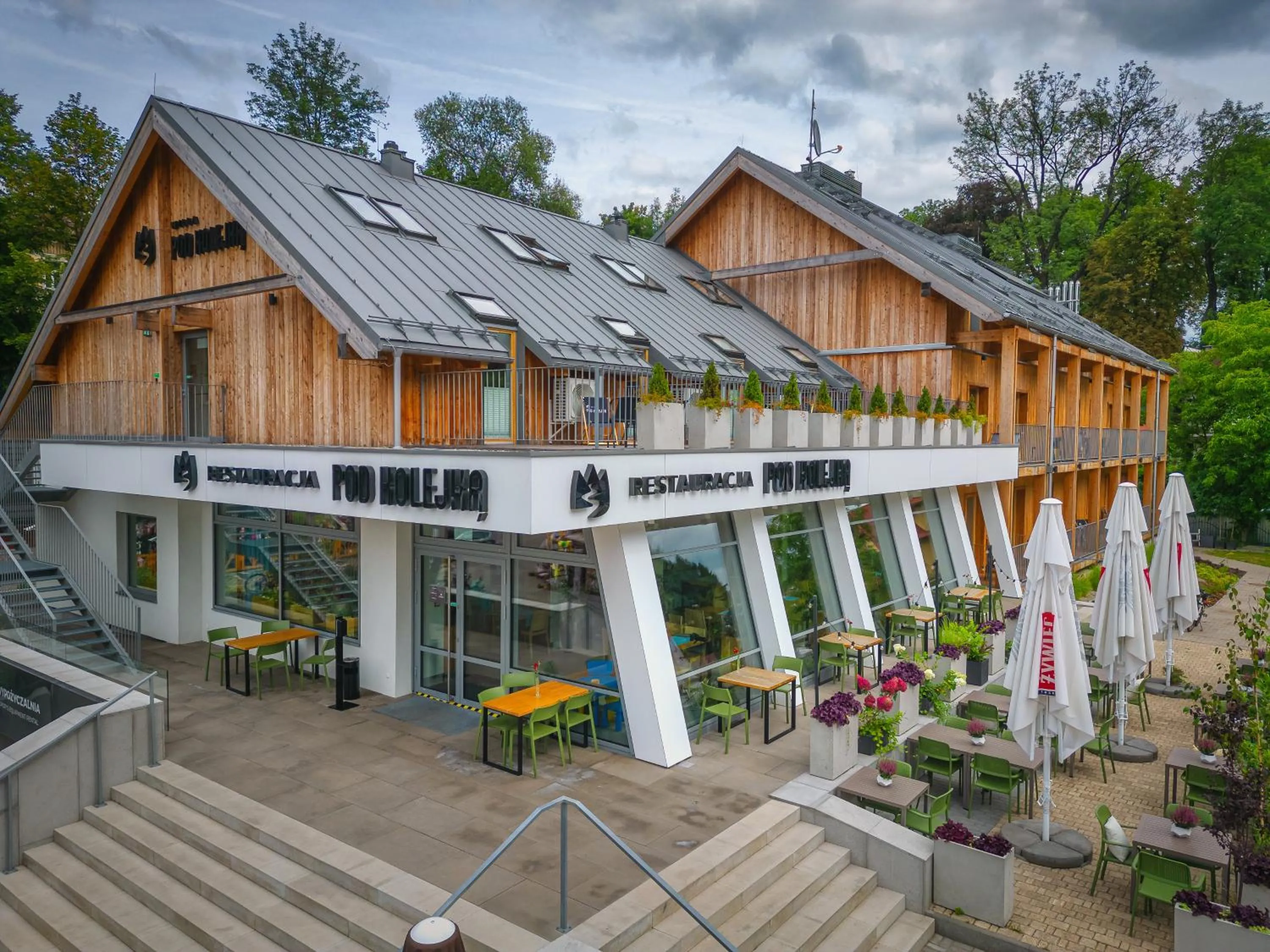 Property building in Willa Pod Kolejką