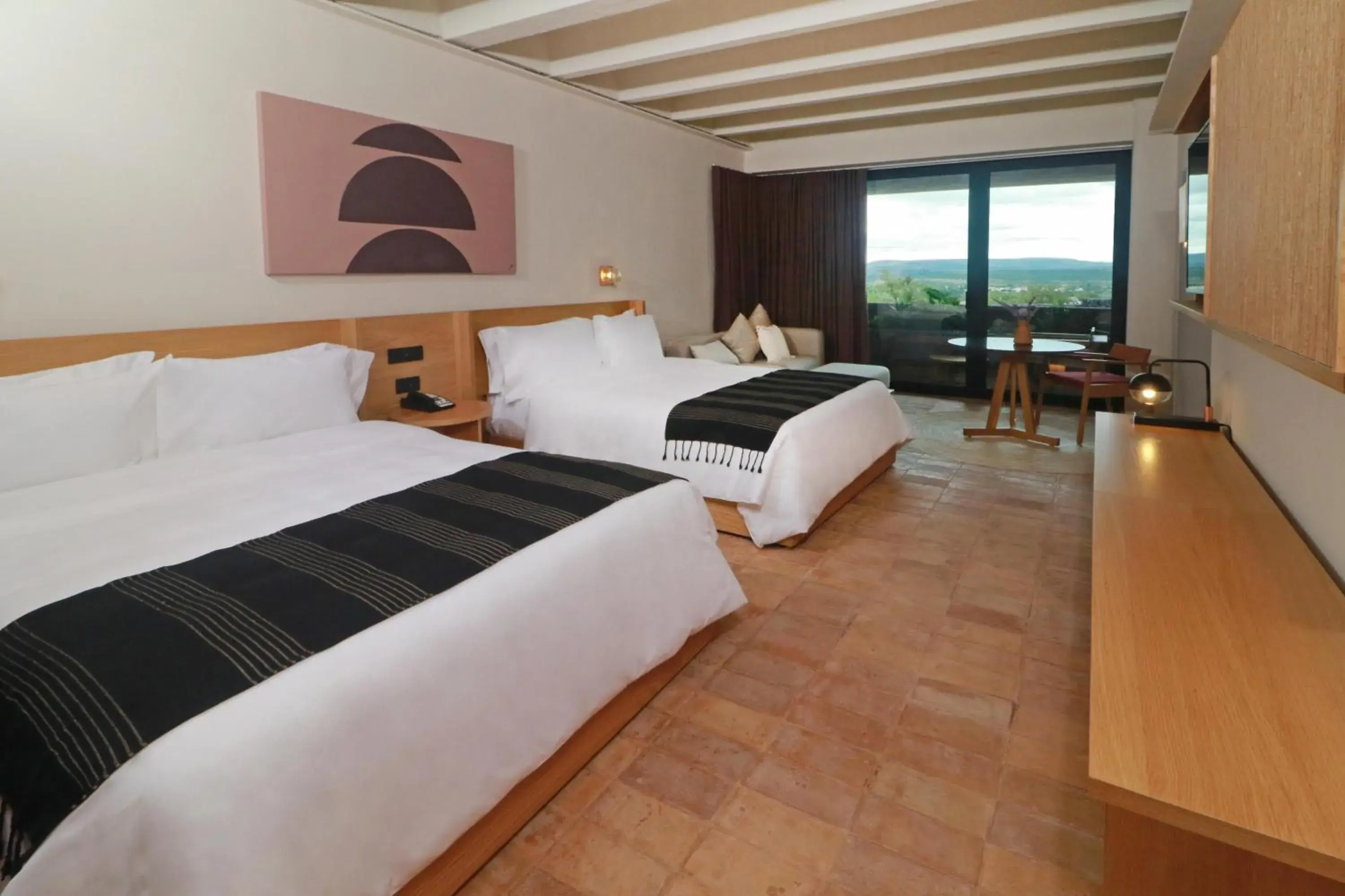 Queen Room with Two Queen Beds and Balcony in Albor San Miguel de Allende, Tapestry Collection by Hilton Queen Room with Two Queen Beds and Balcony in Albor San Miguel de Allende, Tapestry Collection by Hilton
