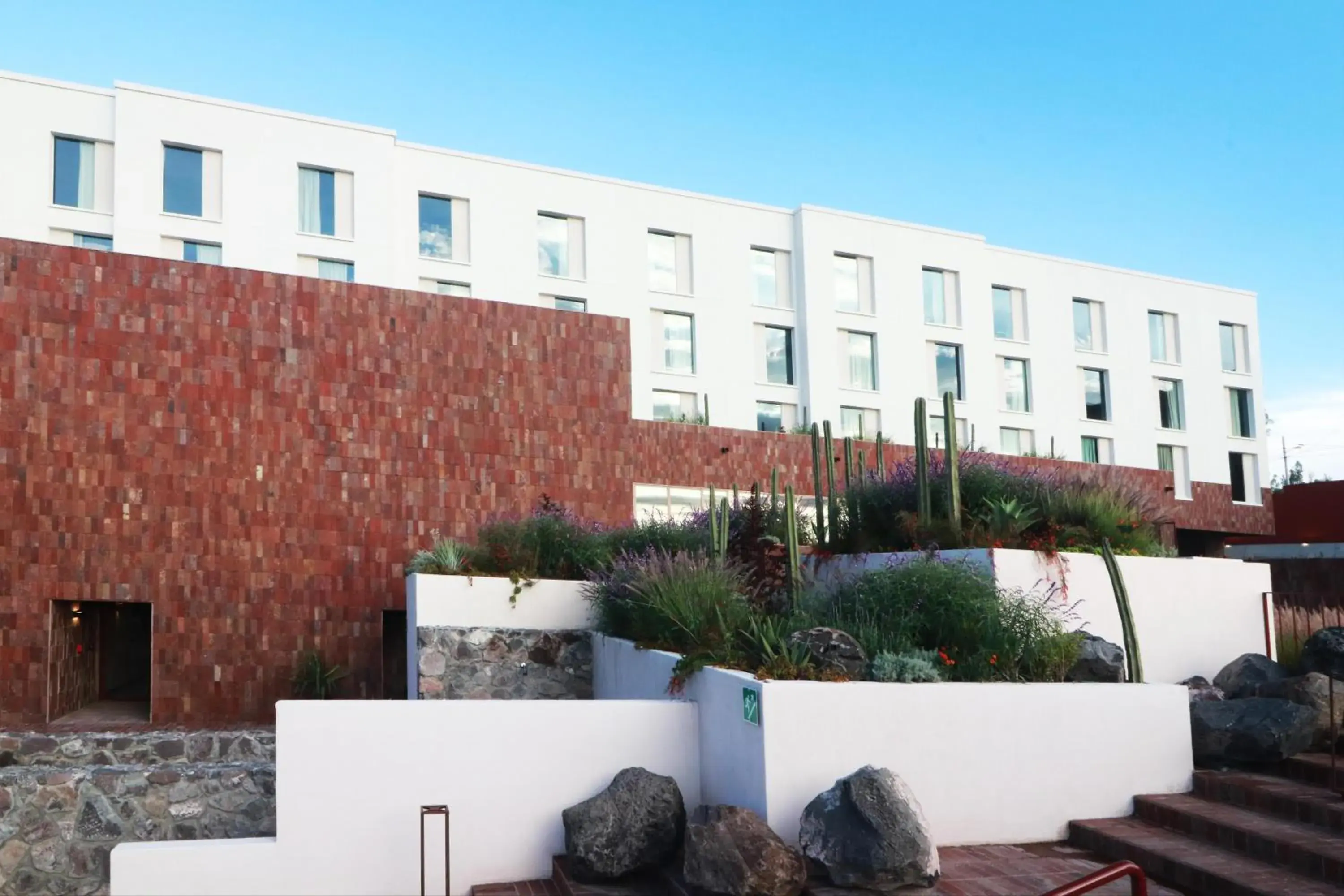 Inner courtyard view in Albor San Miguel de Allende, Tapestry Collection by Hilton Inner courtyard view in Albor San Miguel de Allende, Tapestry Collection by Hilton