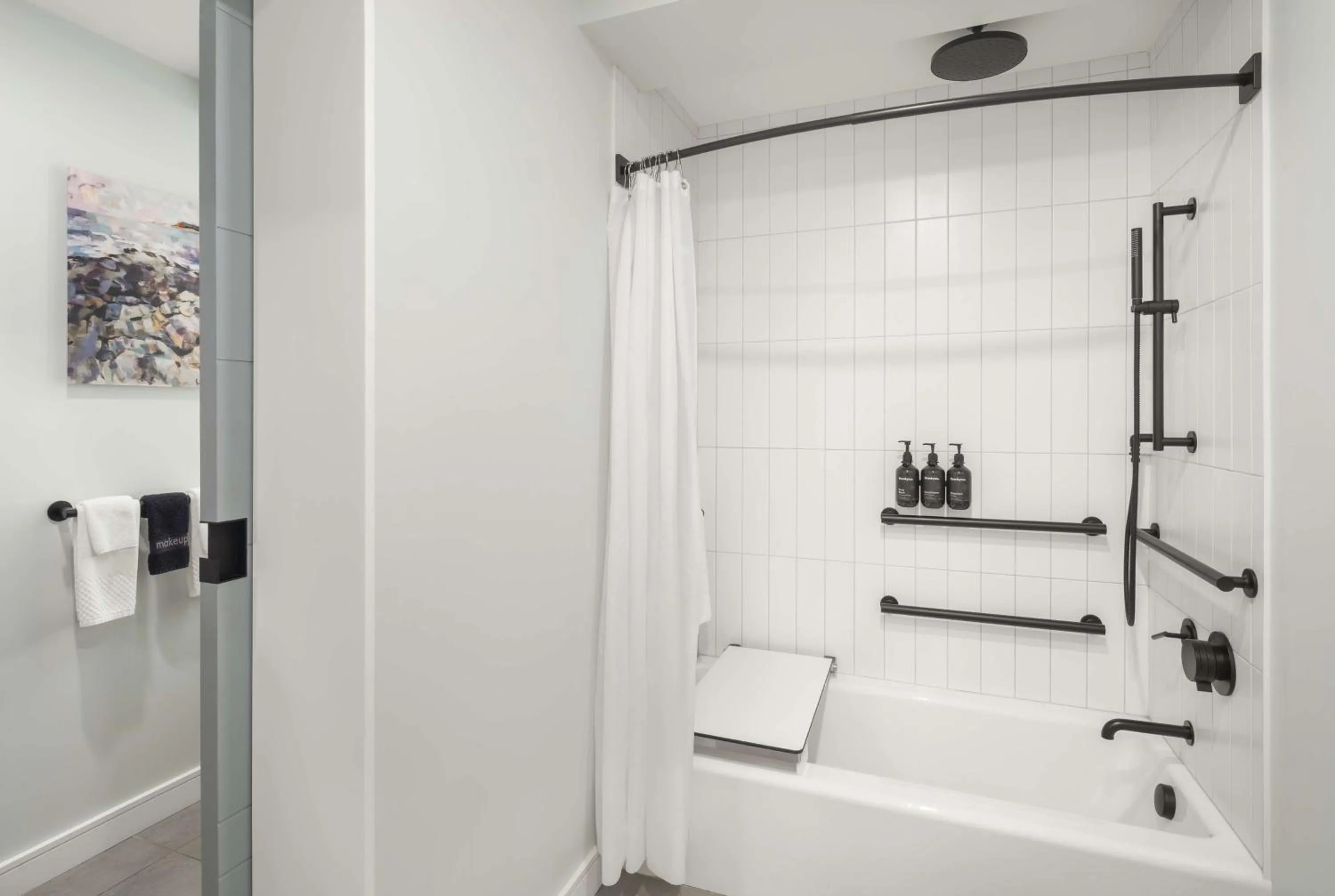 Bathroom in Canopy By Hilton Portland Waterfront