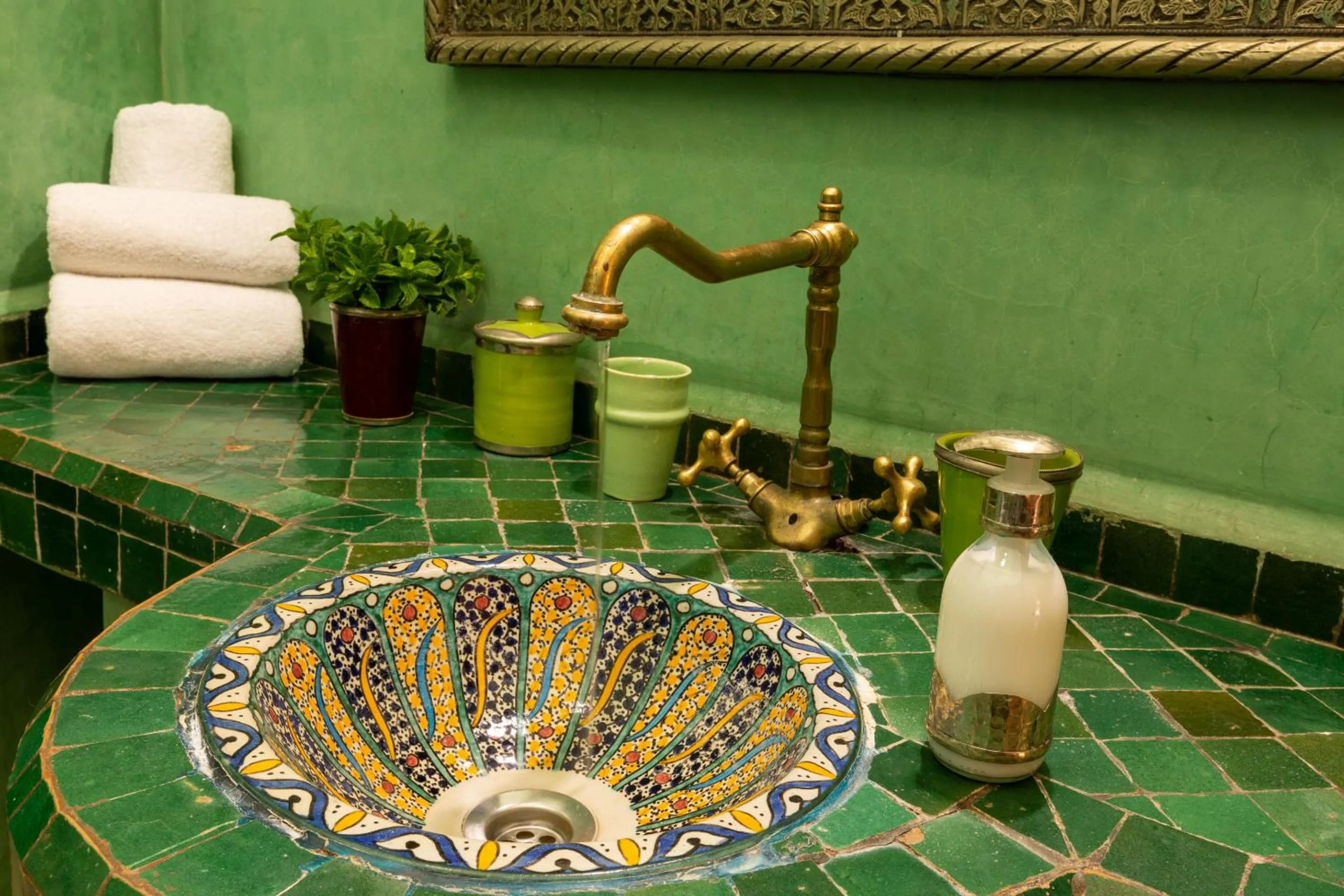 Bathroom in Les Sources Berbères Riad & Spa