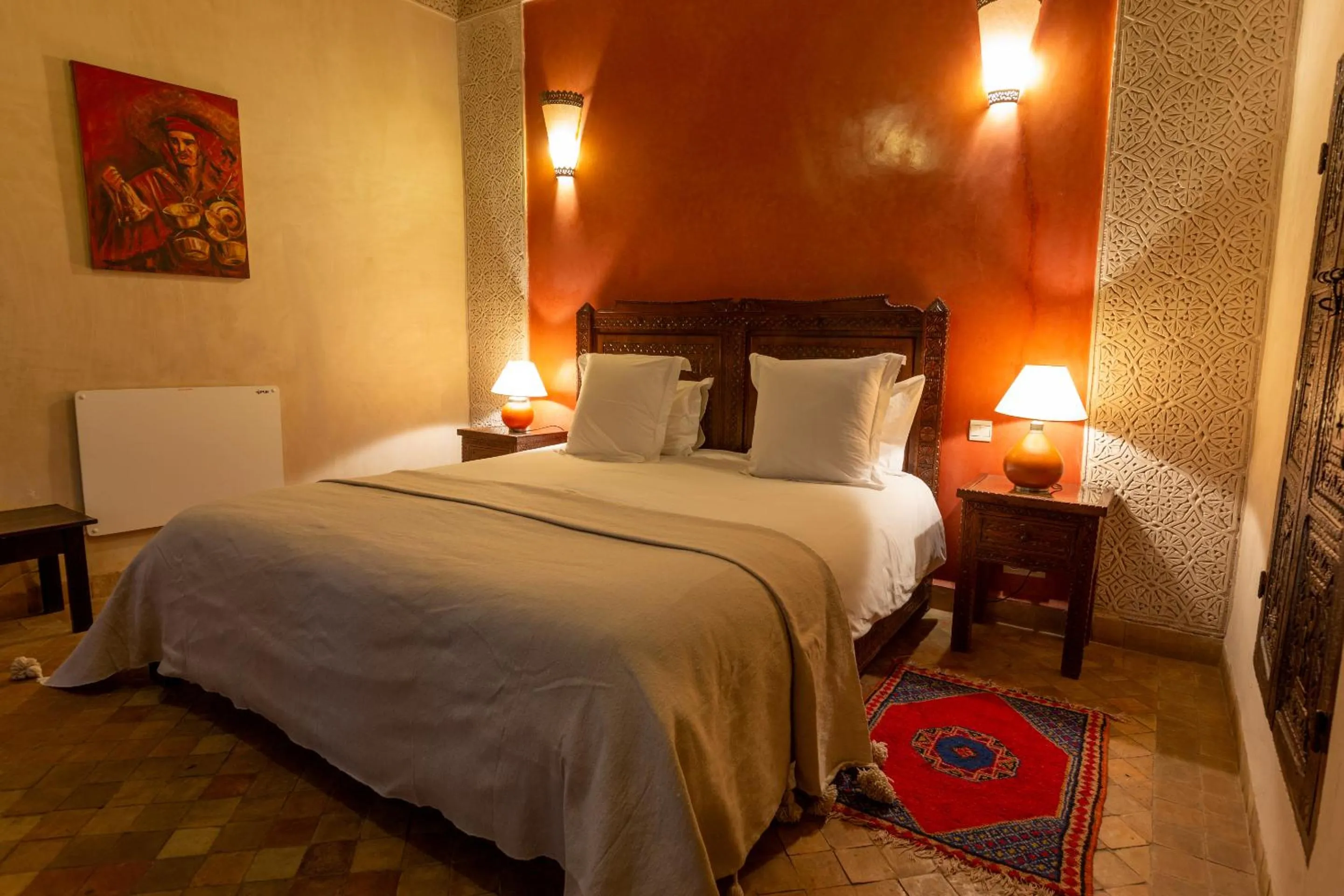 Bedroom, Bed in Les Sources Berbères Riad & Spa