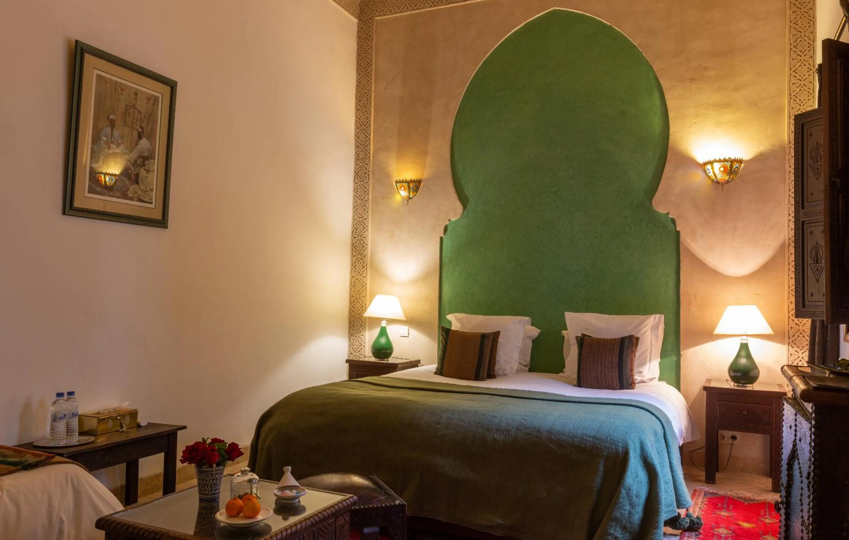 Bedroom, Bed in Les Sources Berbères Riad & Spa