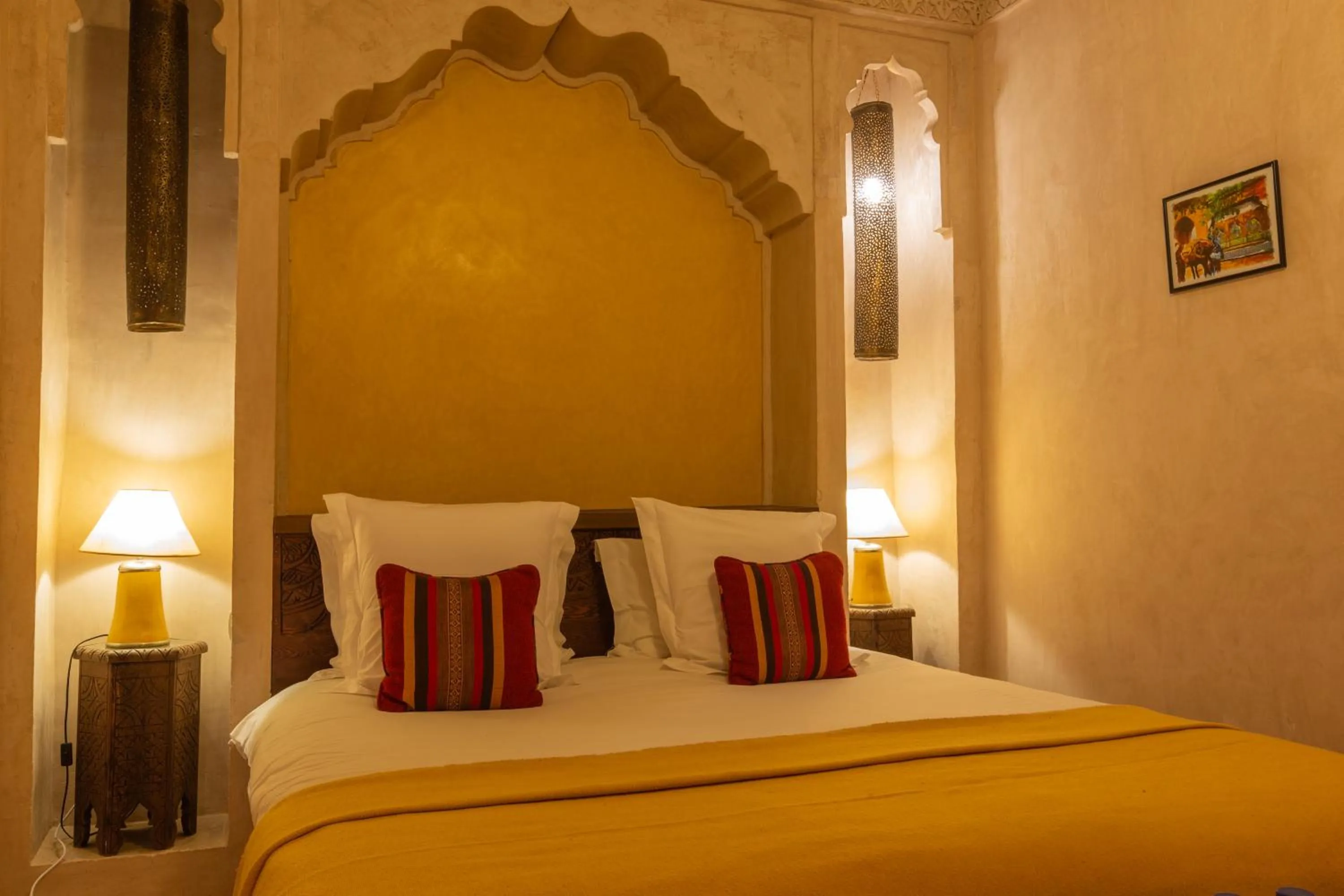 Bedroom, Bed in Les Sources Berbères Riad & Spa