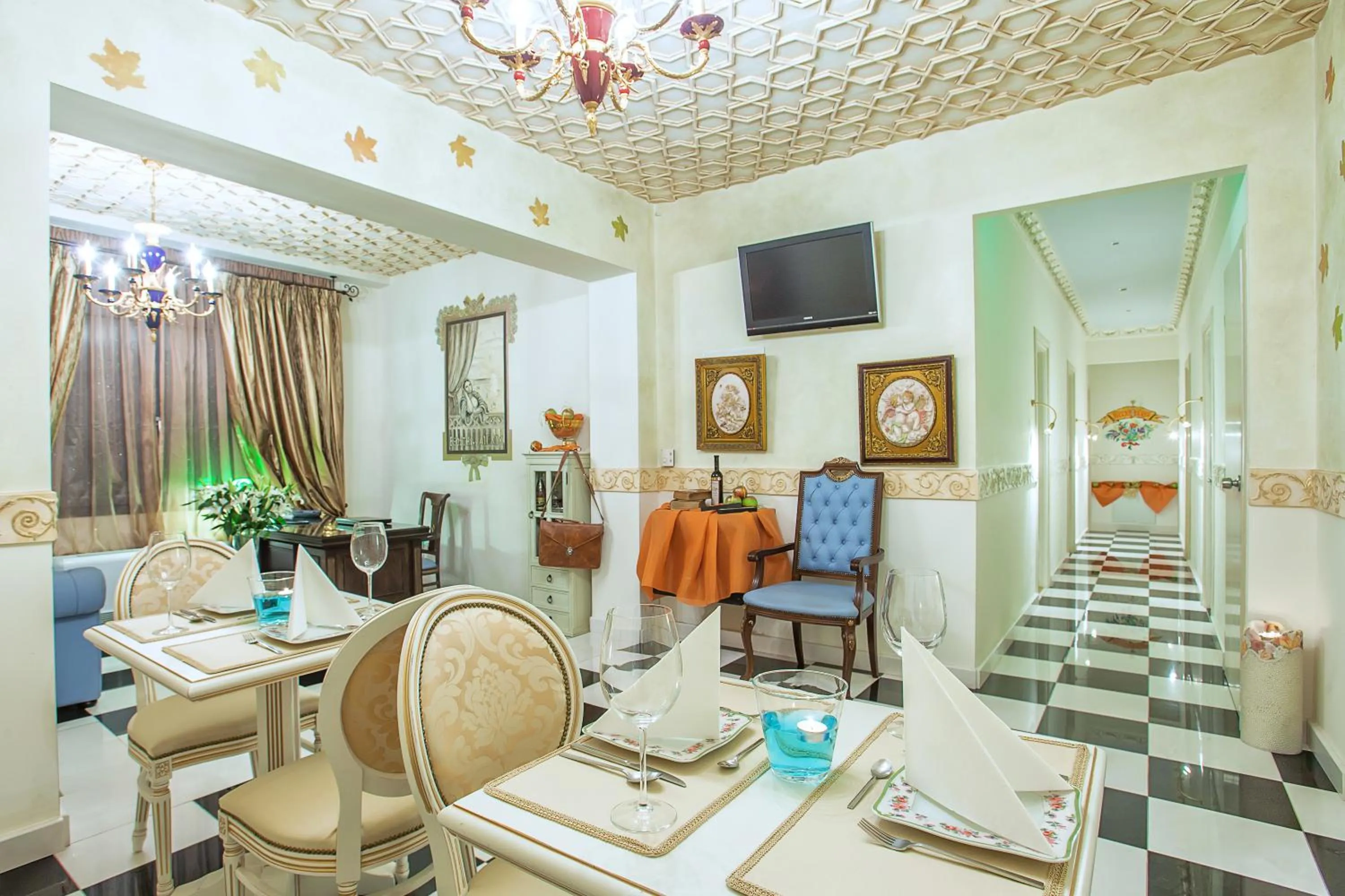 Lobby or reception in Archontiko Kymis Boutique Hotel