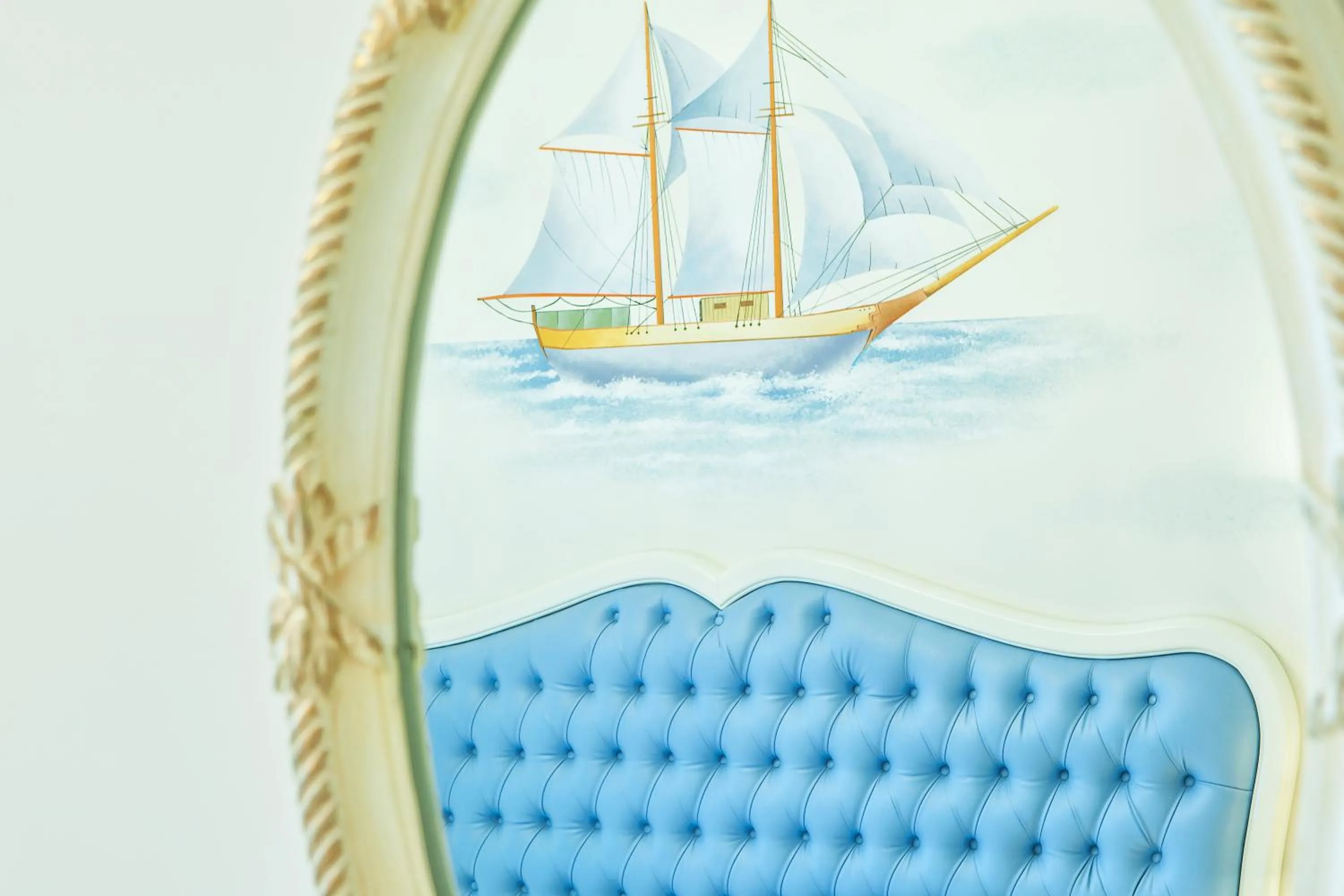 Decorative detail in Archontiko Kymis Boutique Hotel