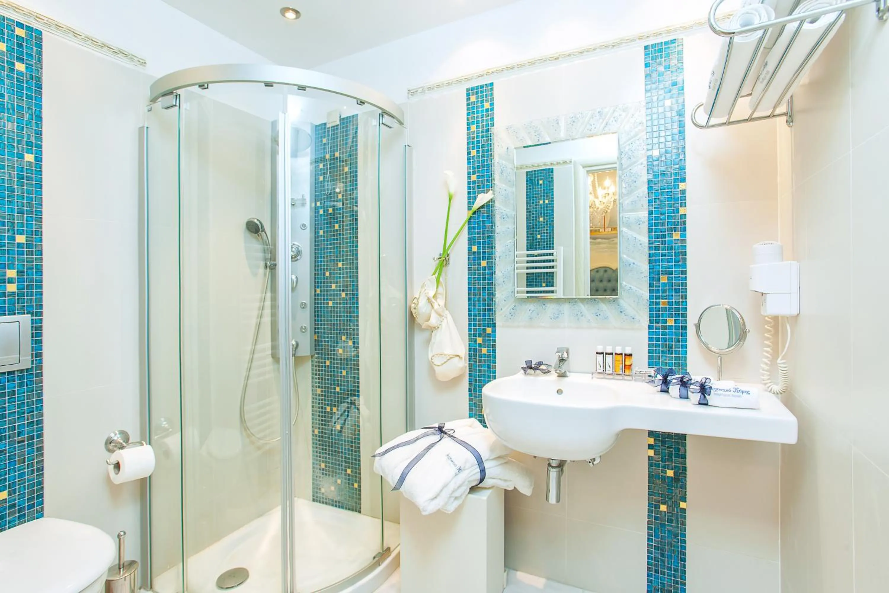 Bathroom in Archontiko Kymis Boutique Hotel