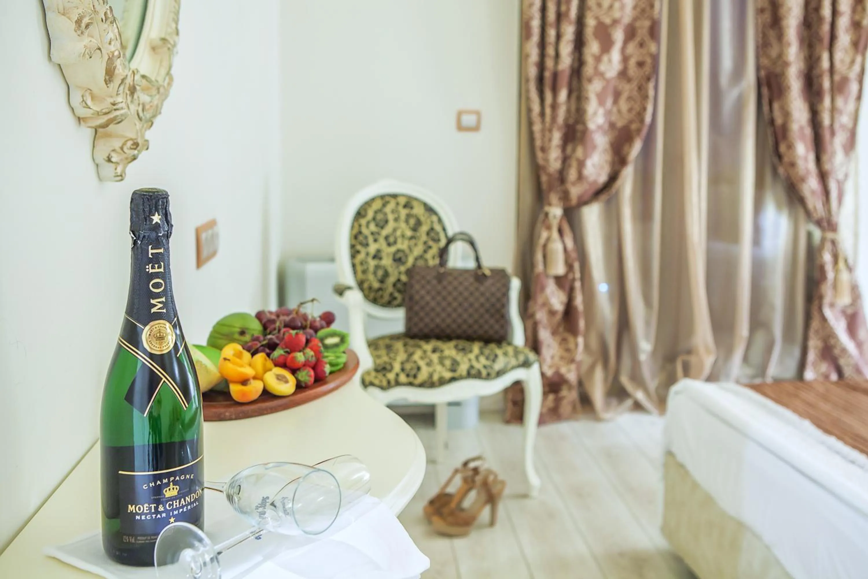 Decorative detail in Archontiko Kymis Boutique Hotel