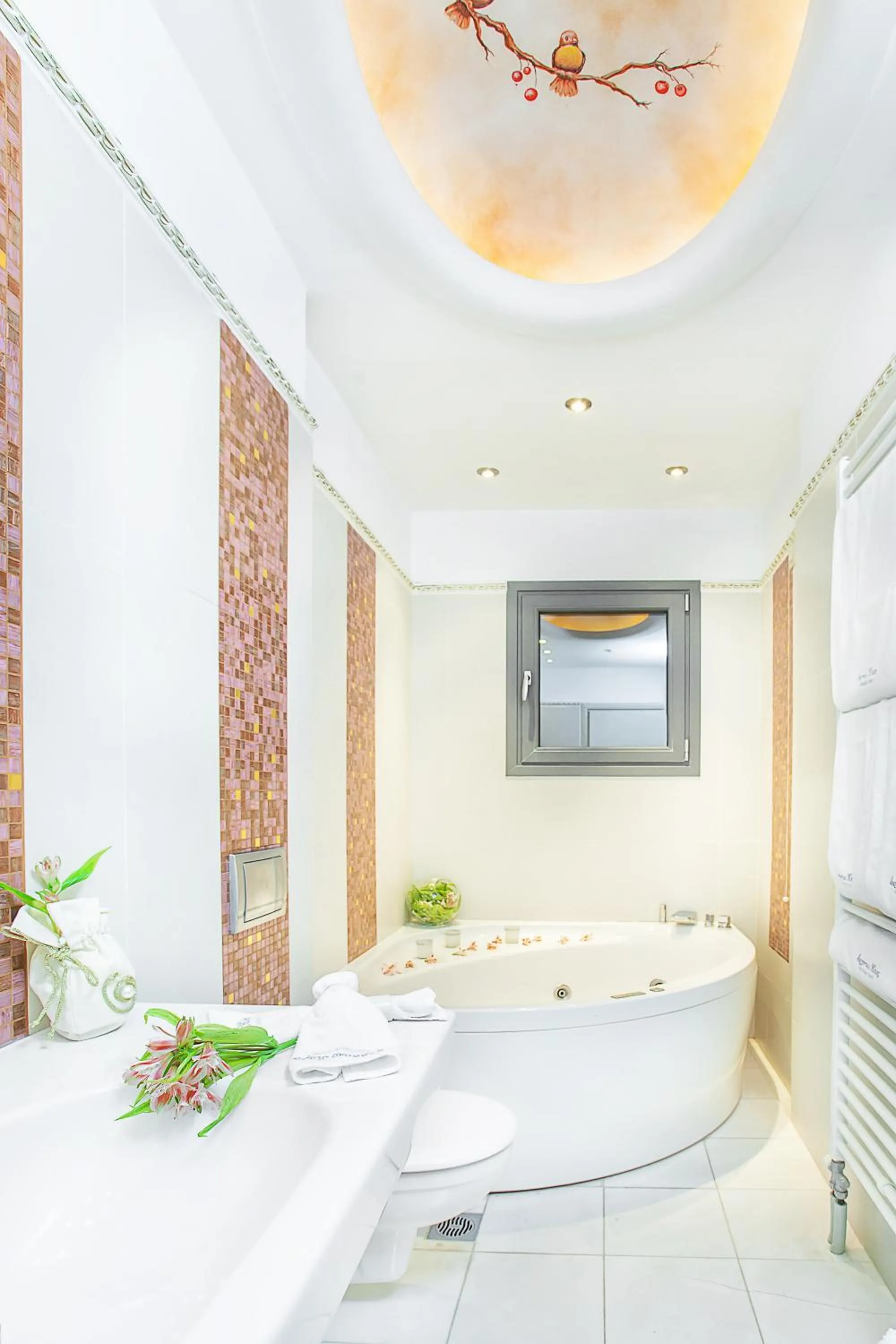 Decorative detail in Archontiko Kymis Boutique Hotel