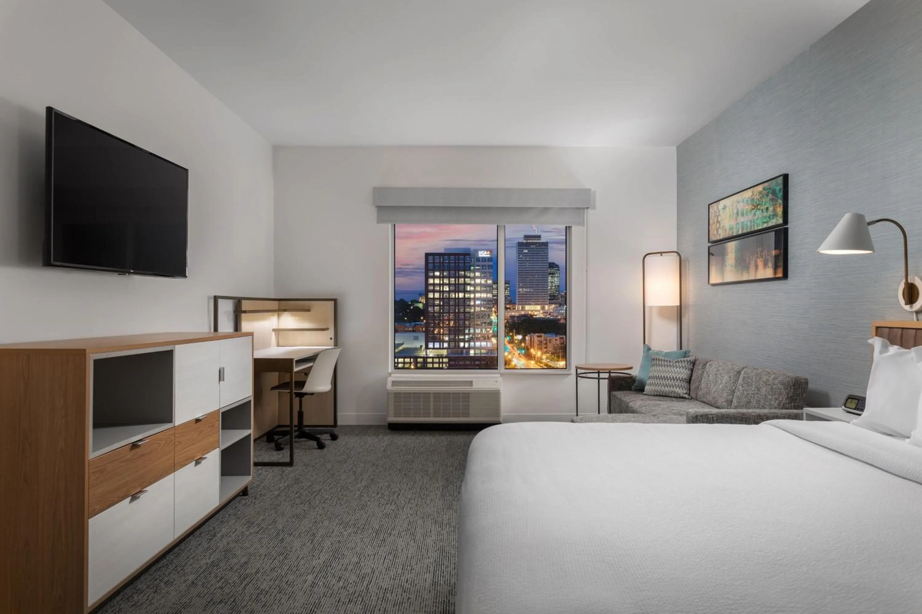 Bedroom, Bed in TownePlace Suites by Marriott Nashville Midtown