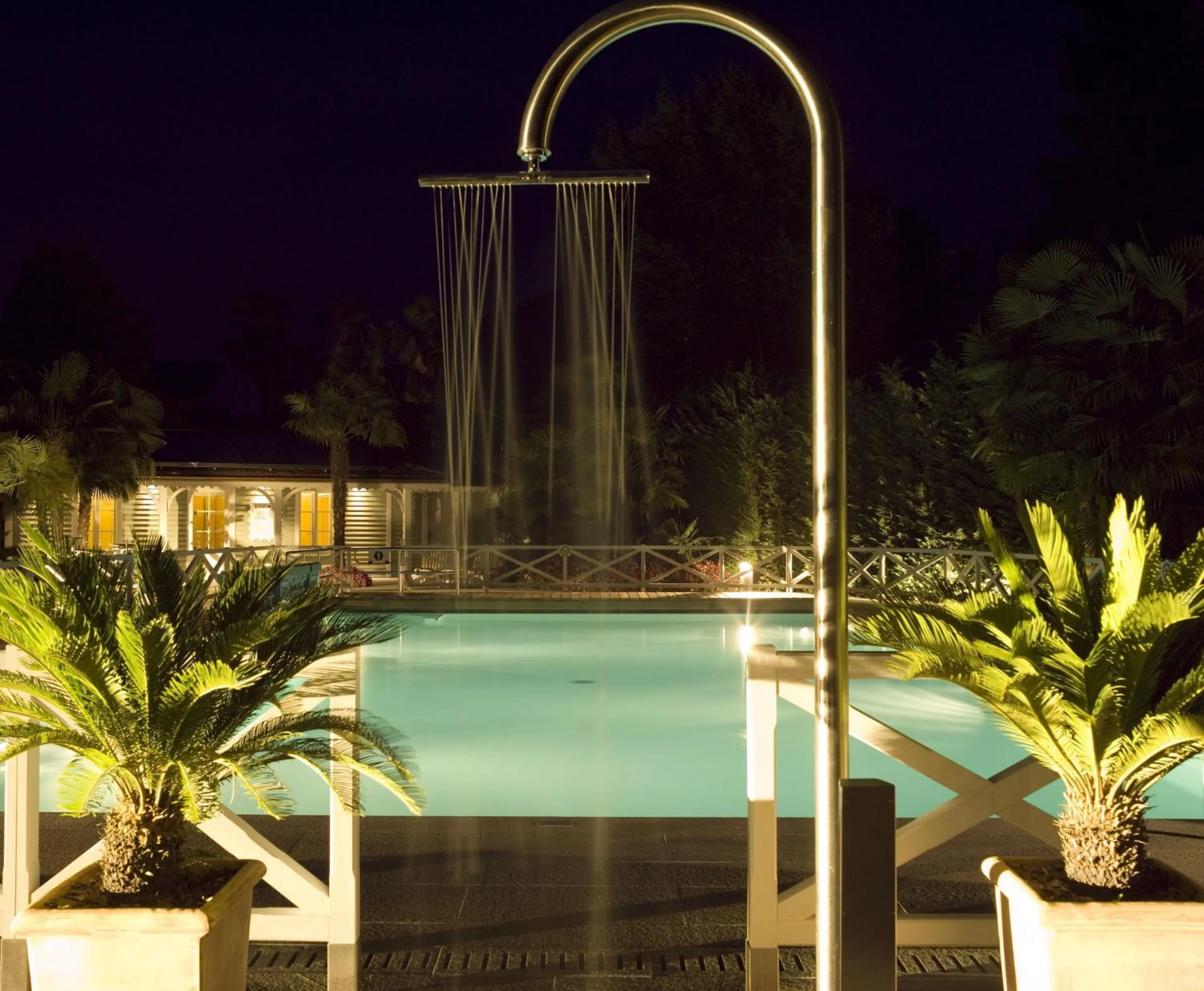 Pool view in Park Hotel Villa Belvedere