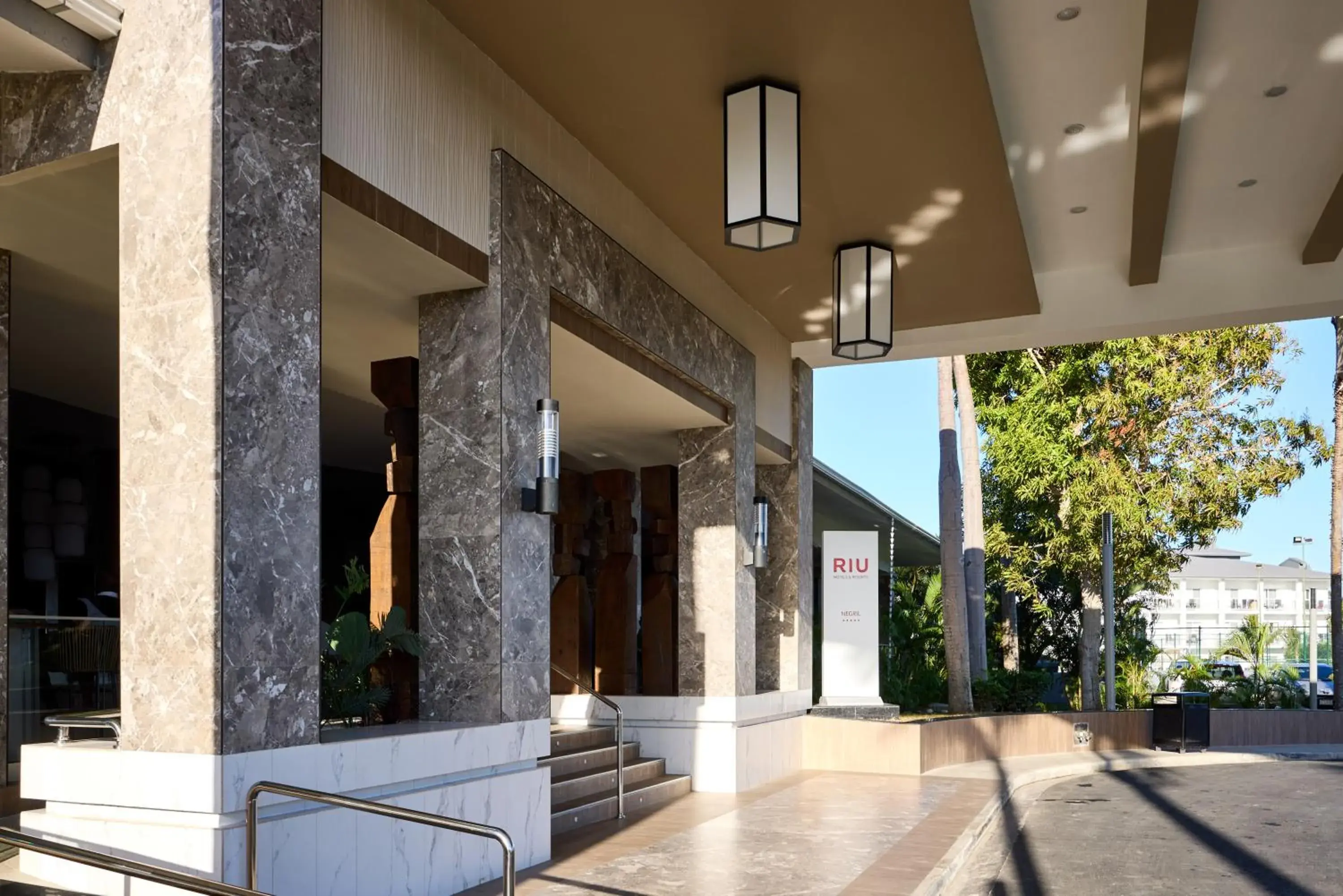 Facade/entrance in Riu Negril - All Inclusive Facade/entrance in Riu Negril - All Inclusive