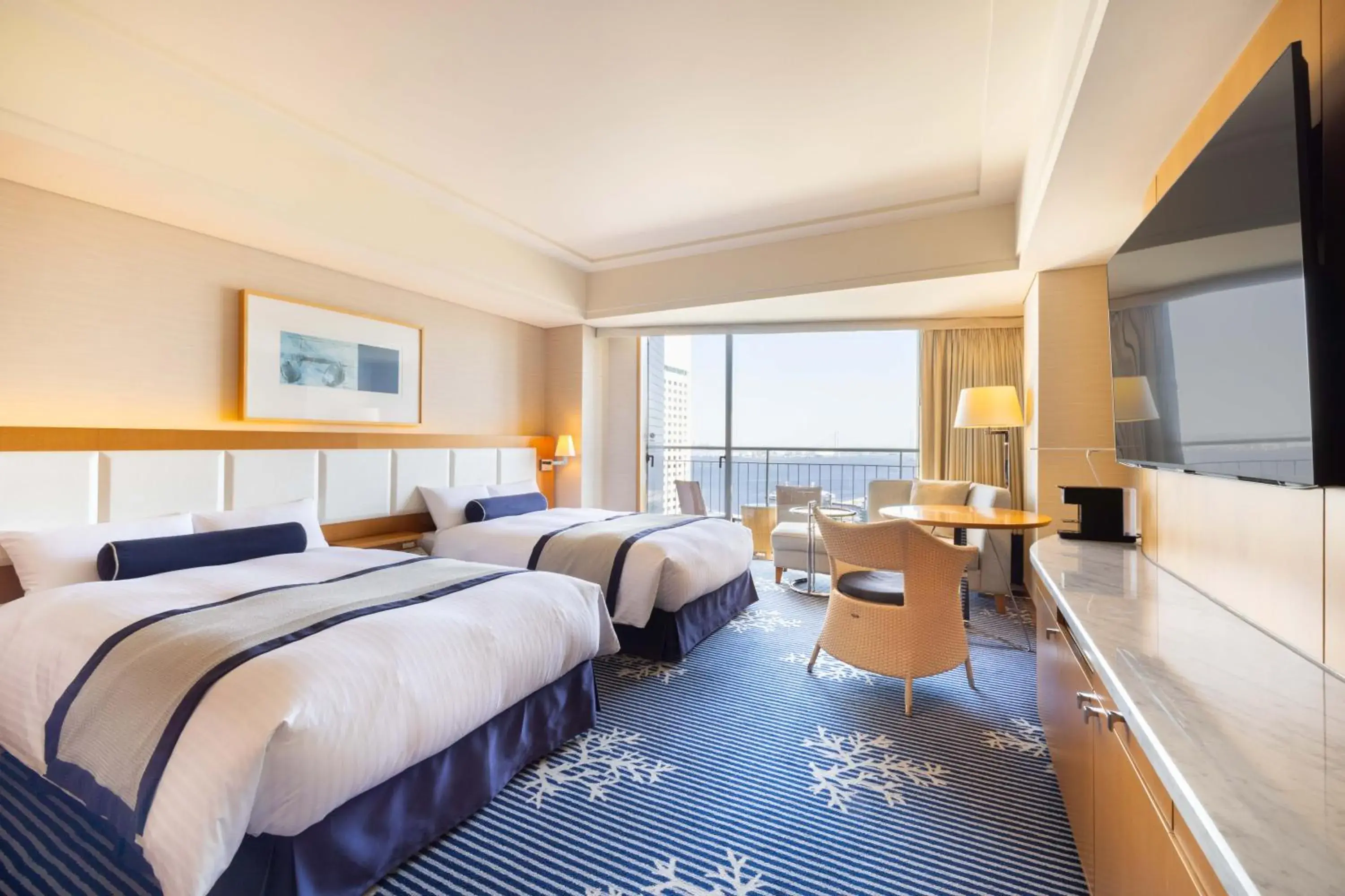 Bed in The Yokohama Bay Hotel Tokyu Bed in The Yokohama Bay Hotel Tokyu