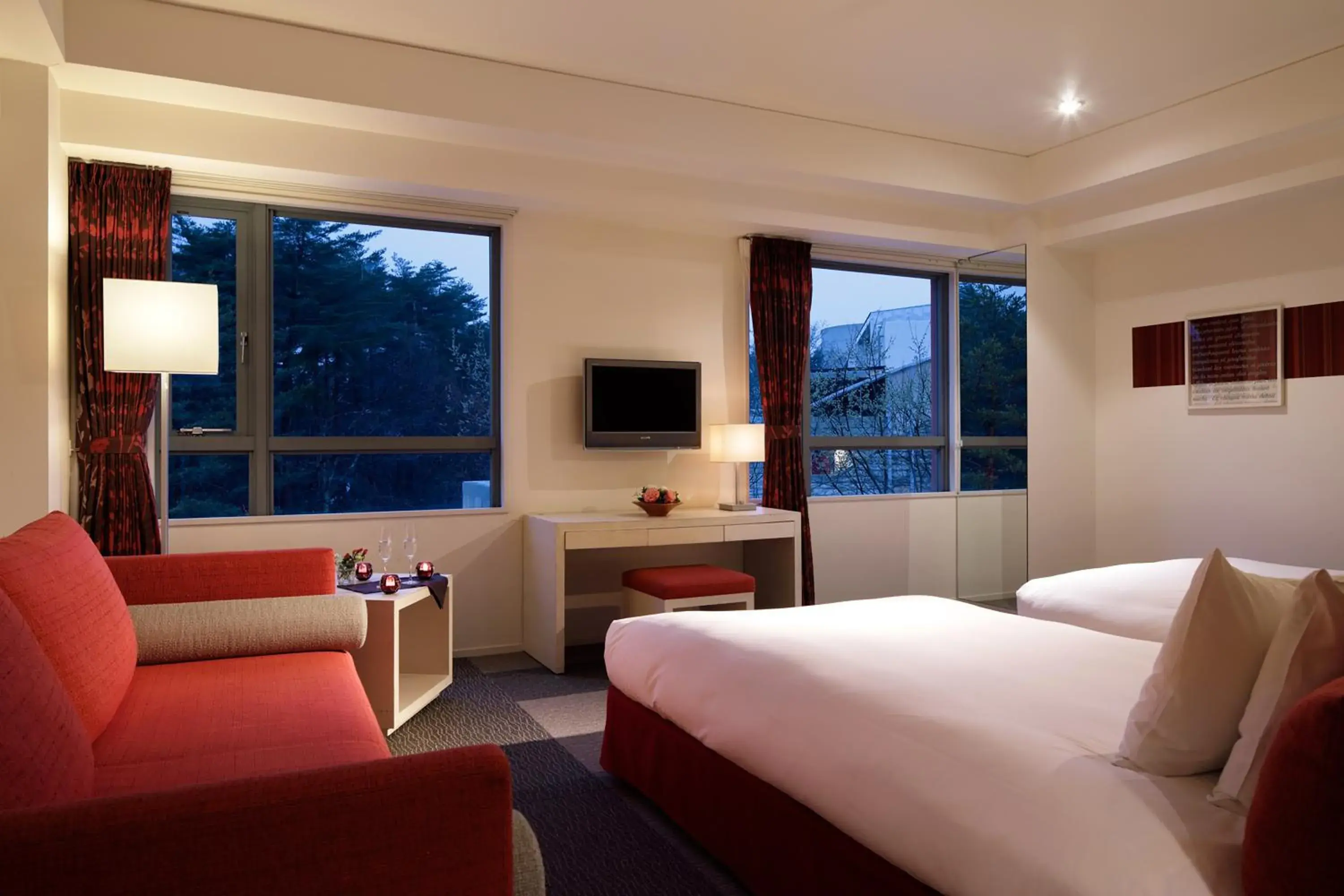 Photo of the whole room, Bed in RISONARE Yatsugatake Photo of the whole room, Bed in RISONARE Yatsugatake