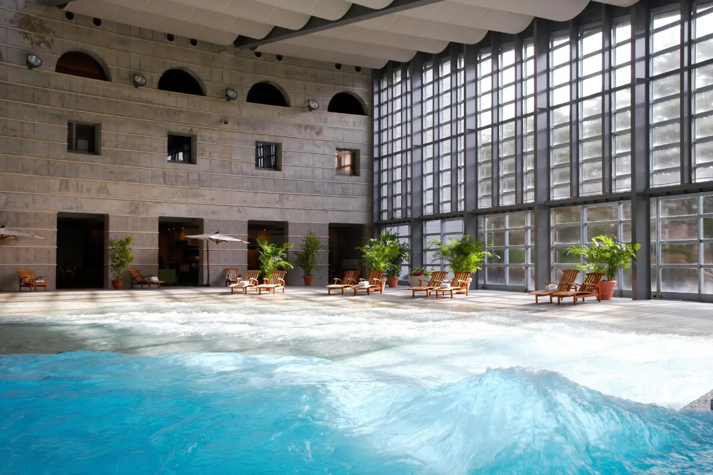 Swimming pool in RISONARE Yatsugatake Swimming pool in RISONARE Yatsugatake