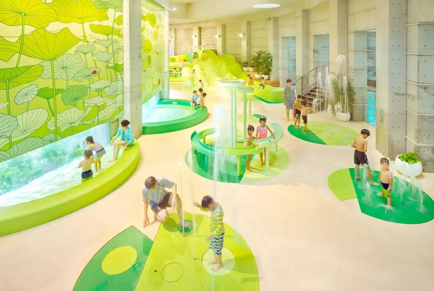 Swimming pool in RISONARE Yatsugatake Swimming pool in RISONARE Yatsugatake