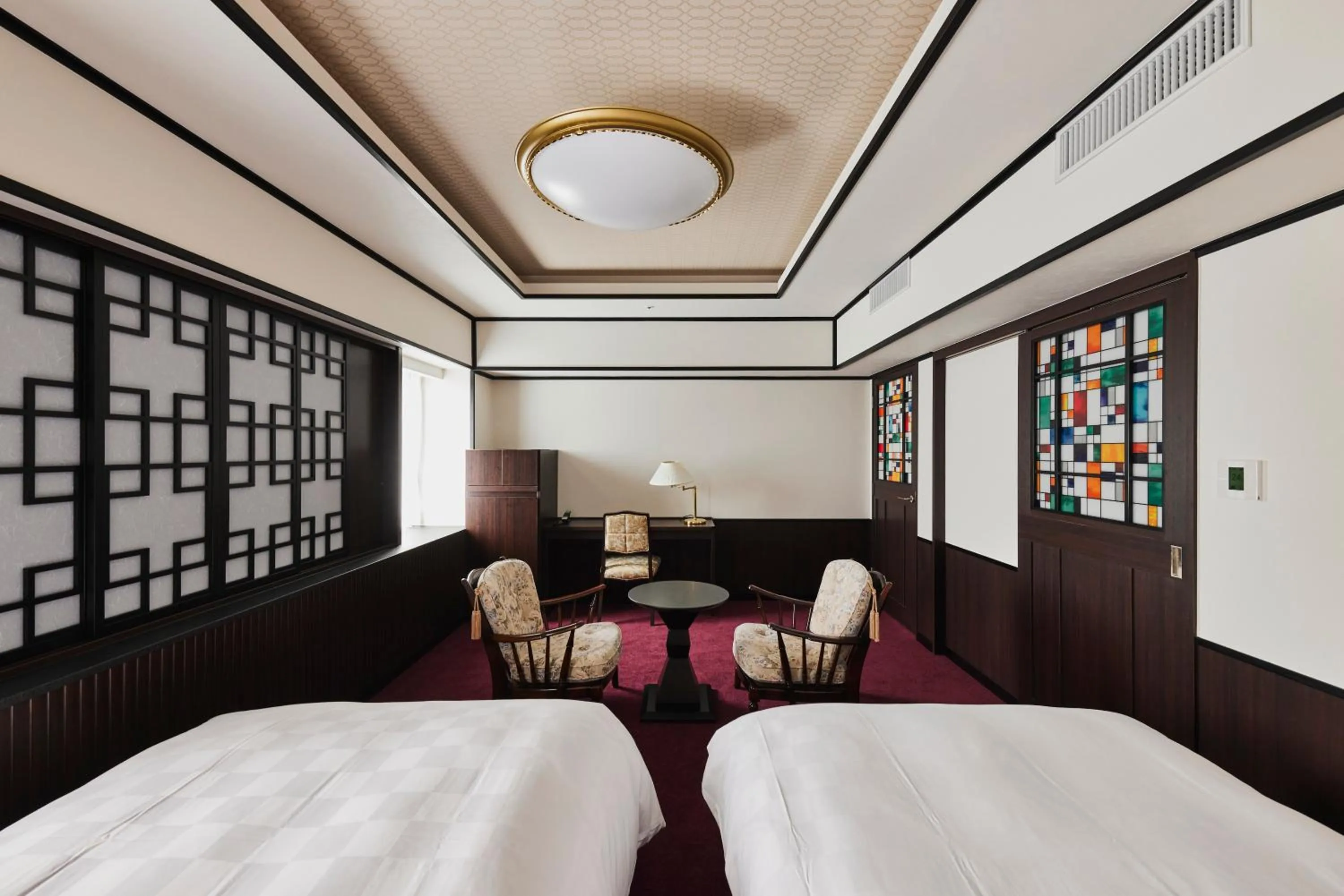 hair dresser, Bed in Richmond Hotel Nagasaki Shianbashi