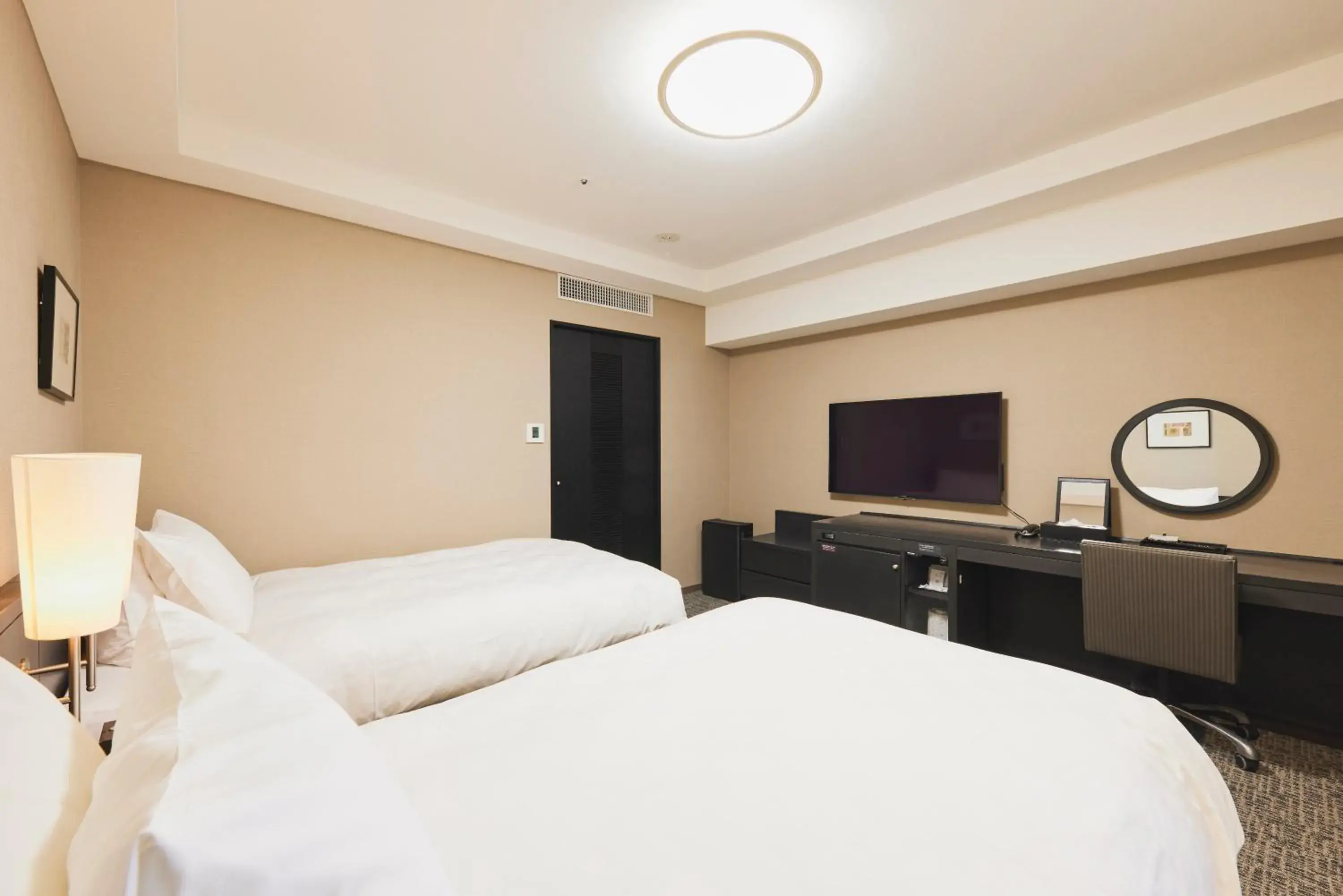 Bed in Richmond Hotel Nagasaki Shianbashi Bed in Richmond Hotel Nagasaki Shianbashi