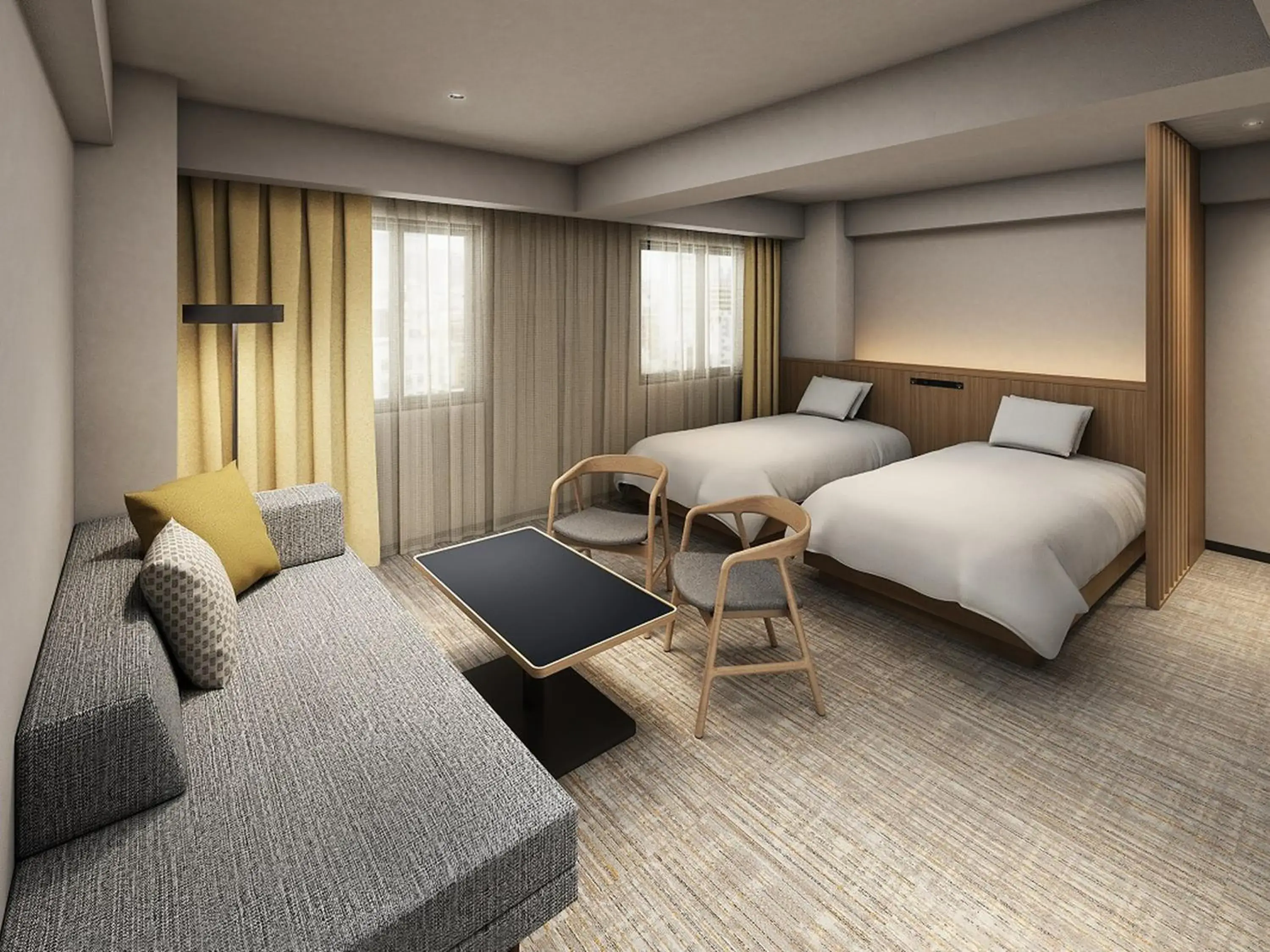 Bed in Richmond Hotel Nagoya Nayabashi Bed in Richmond Hotel Nagoya Nayabashi