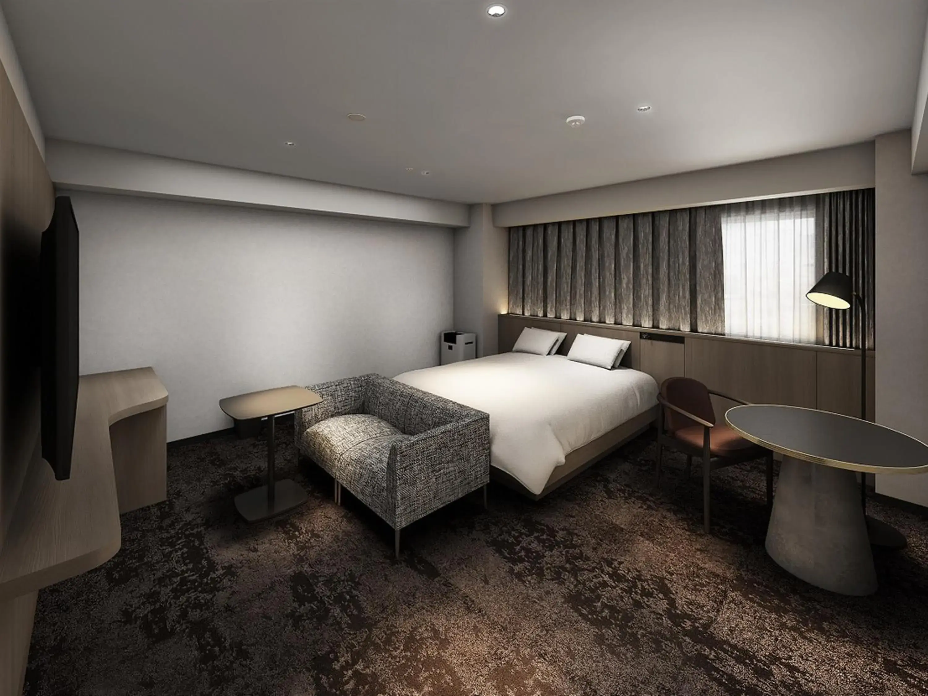 Bed in Richmond Hotel Nagoya Nayabashi Bed in Richmond Hotel Nagoya Nayabashi