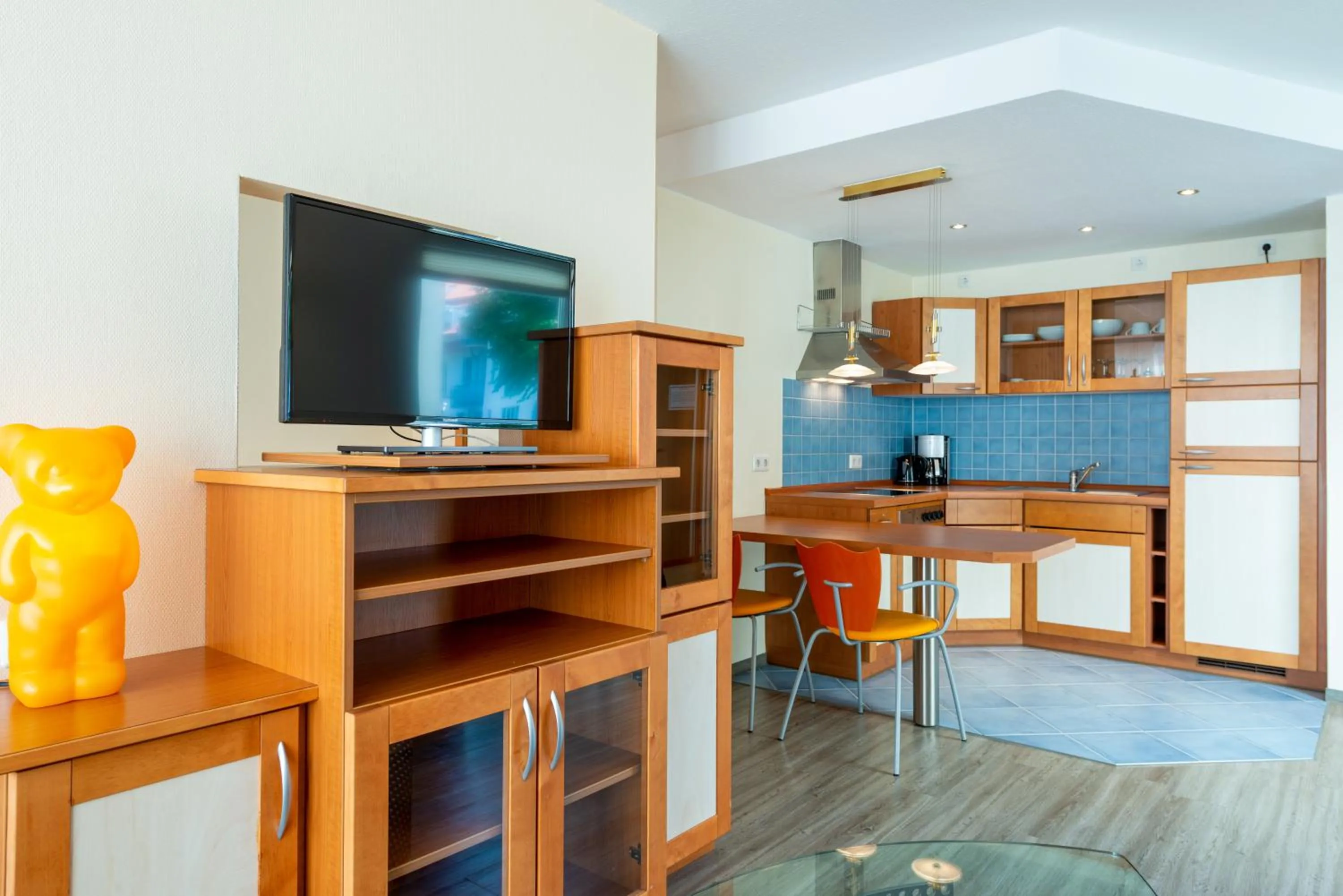 Kitchen or kitchenette in Appart-Hotel-Heldt