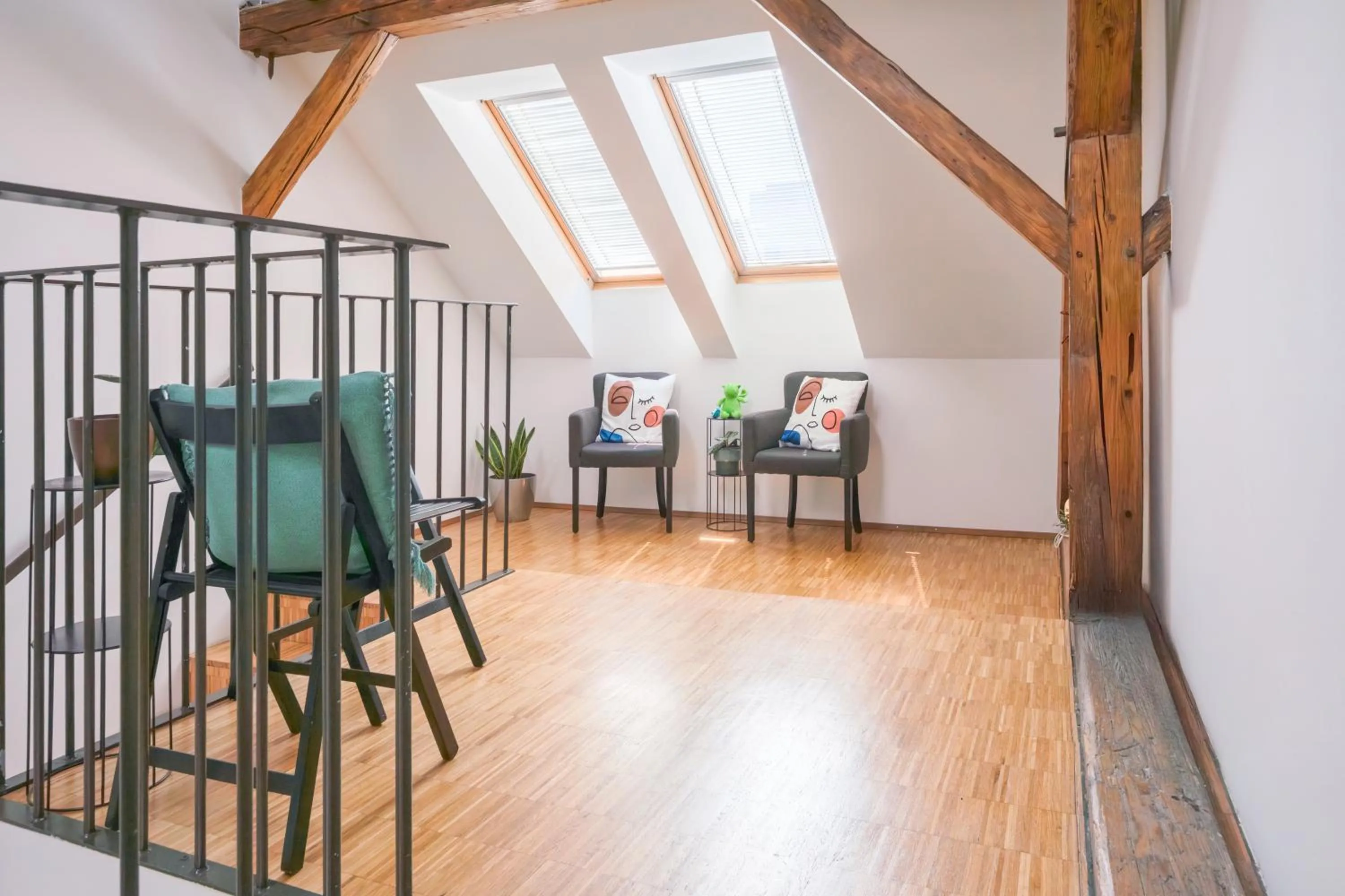 Seating area in ATIK ROOMS