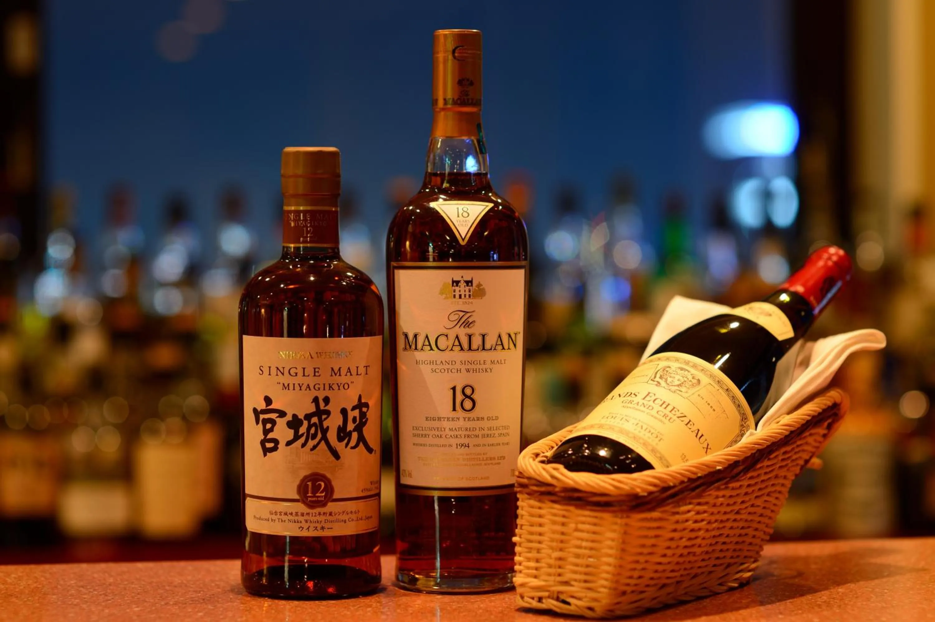 Drinks in Hotel JAL City Sendai