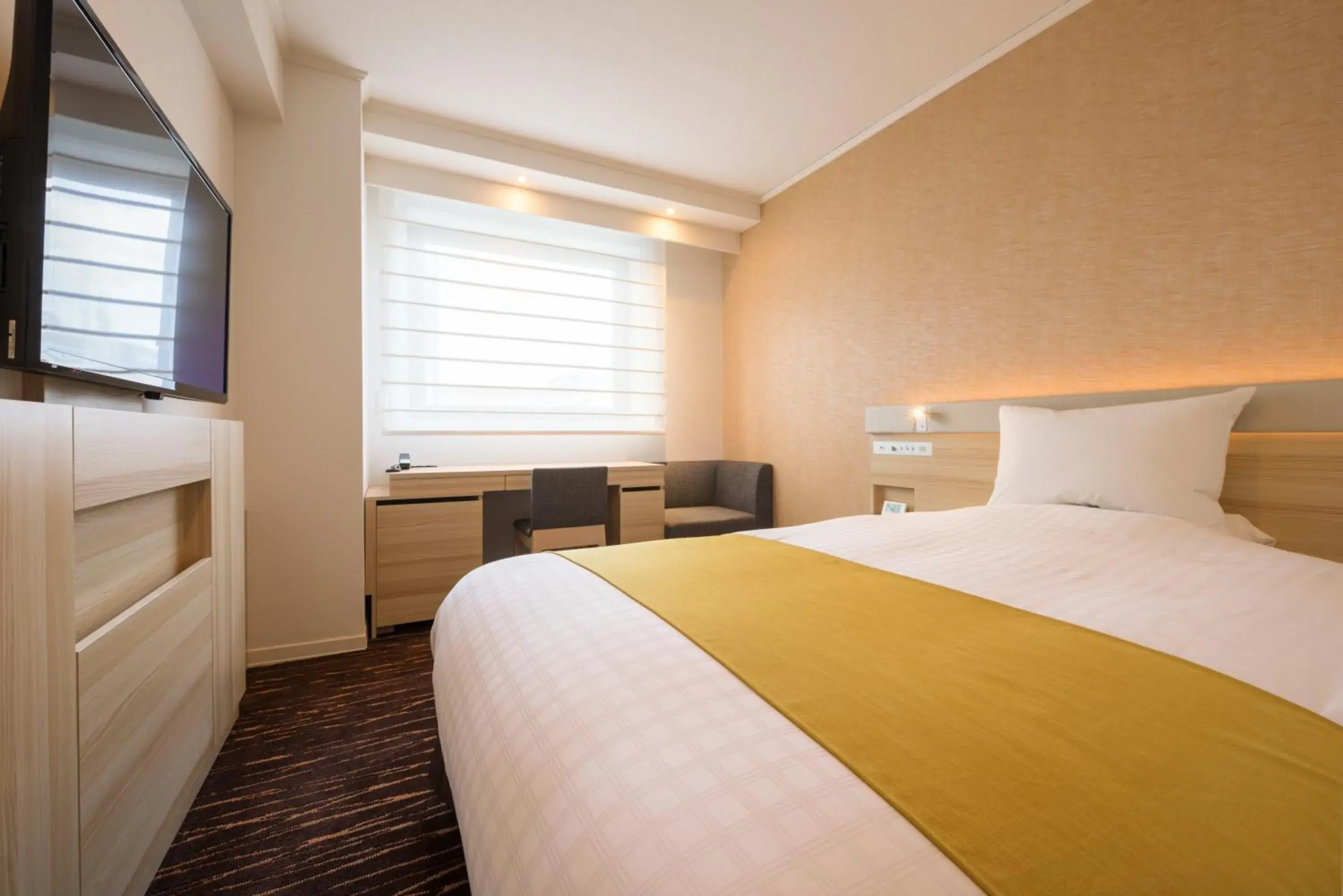 Bed in Hotel JAL City Sendai Bed in Hotel JAL City Sendai