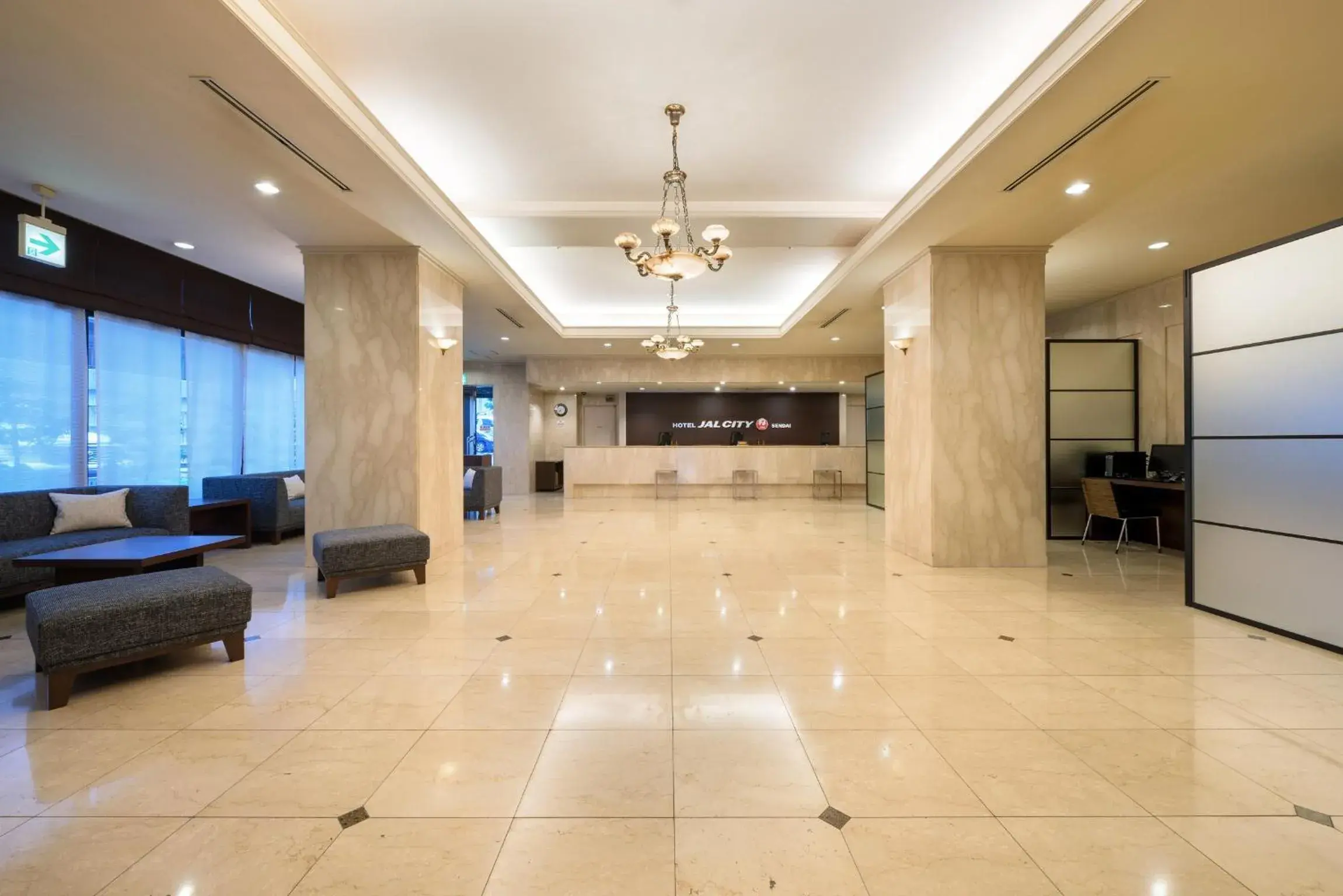 Lobby or reception in Hotel JAL City Sendai Lobby or reception in Hotel JAL City Sendai