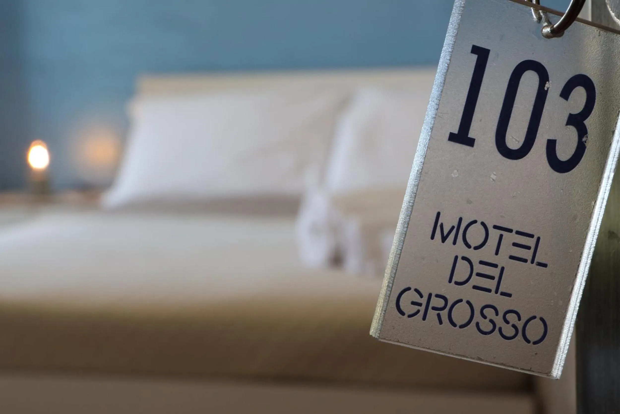 Logo/Certificate/Sign, Bed in Motel Del Grosso