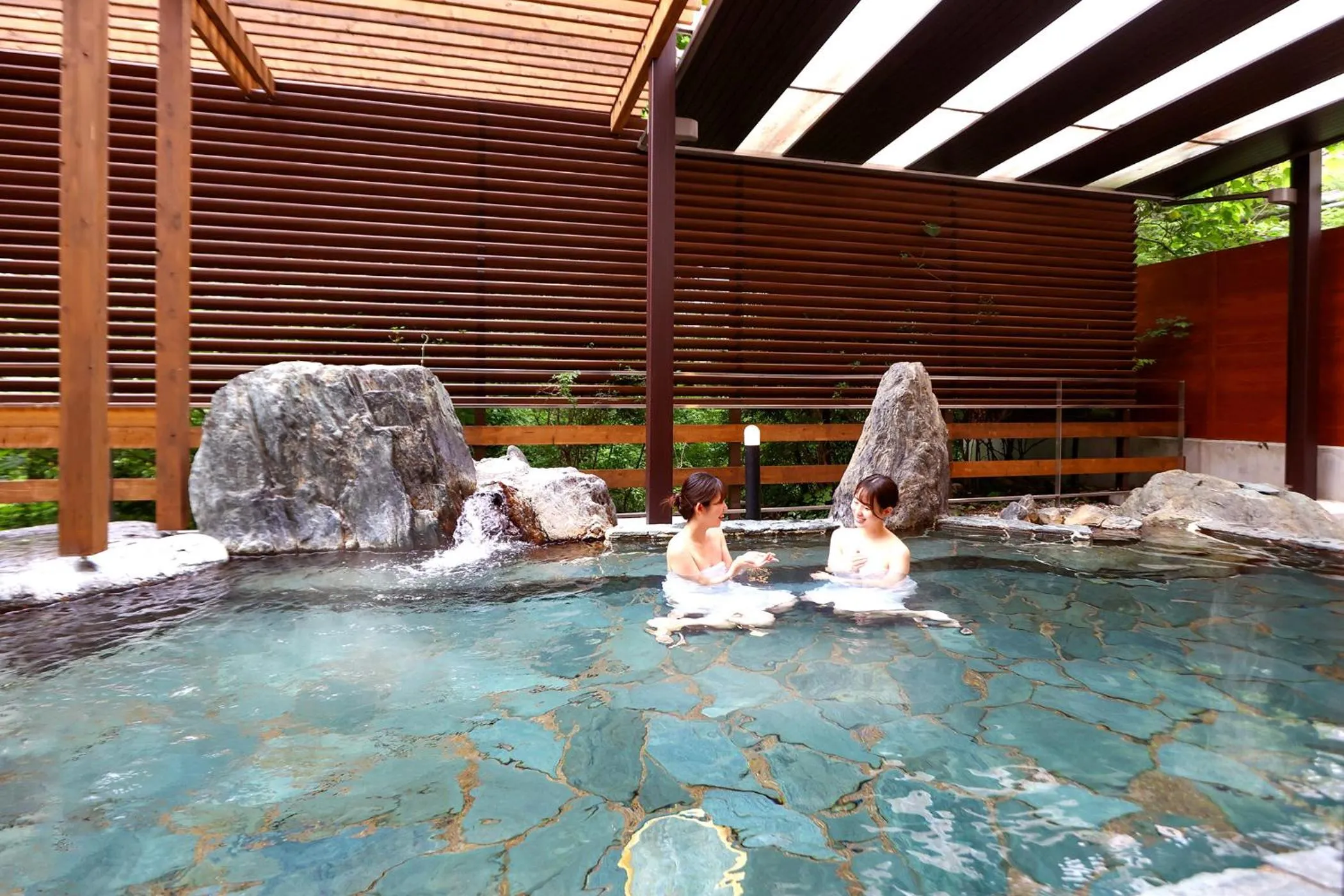 Hot Spring Bath in Ooedo Onsen Monogatari Premium Kinugawa Kanko Hotel