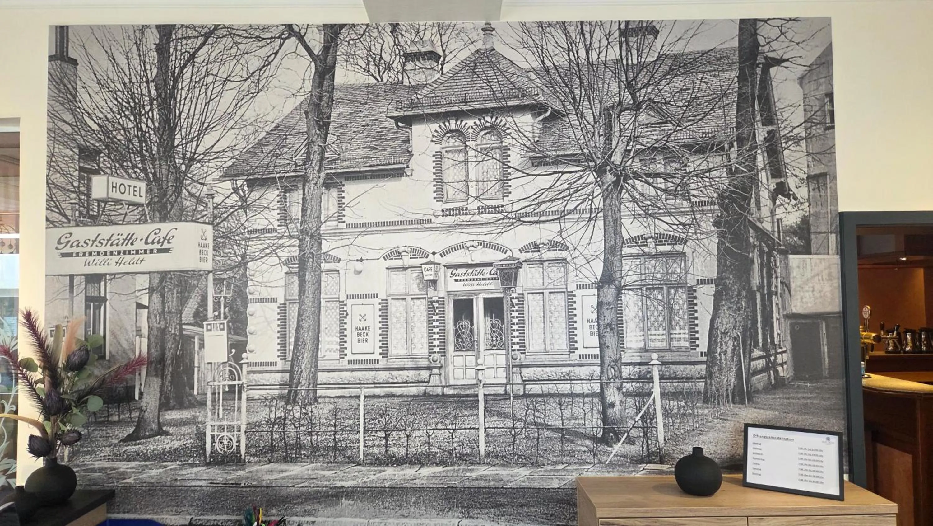 Lobby or reception in Hotel Heldt Dependance