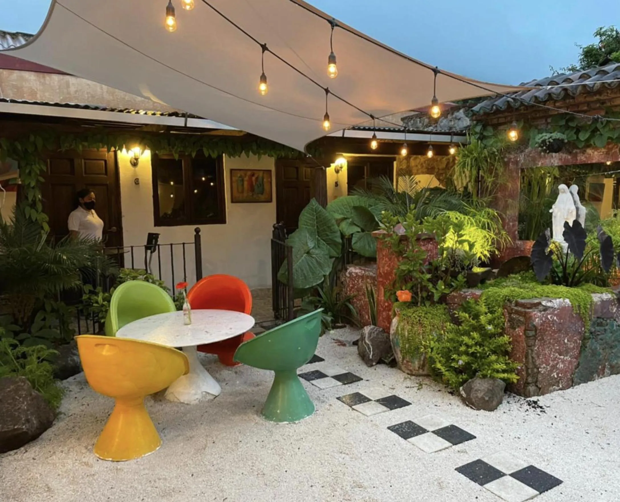 Garden view in Nikikot Hostel & Hotel