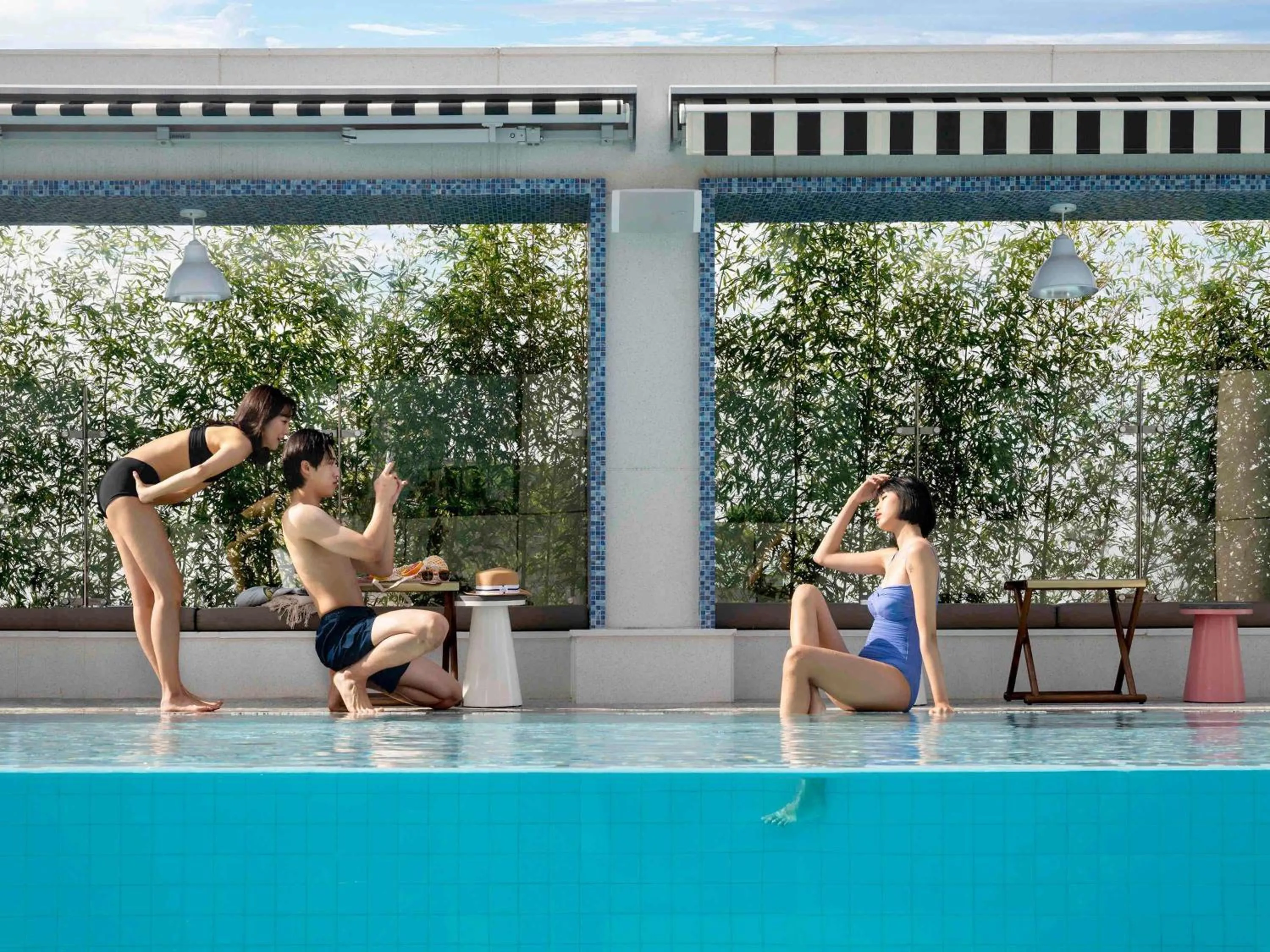 Bedroom in Mondrian Seoul Itaewon