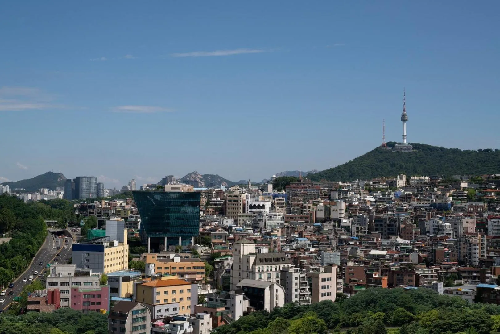 Bird's eye view in Mondrian Seoul Itaewon