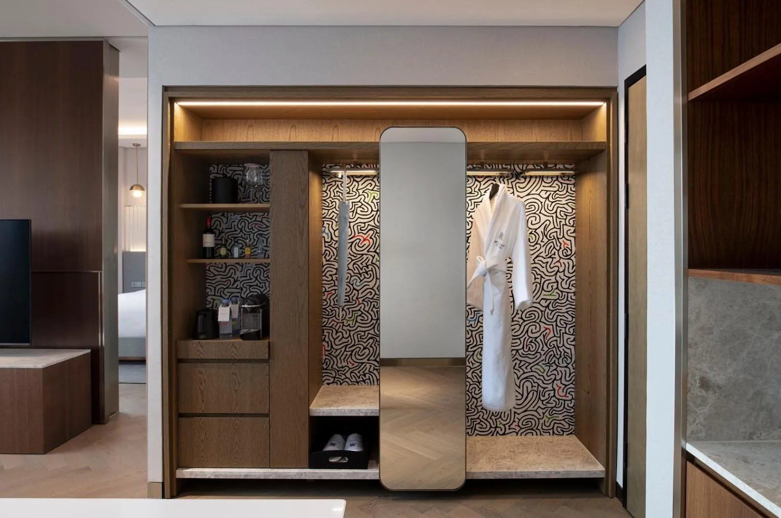 Decorative detail in Mondrian Seoul Itaewon