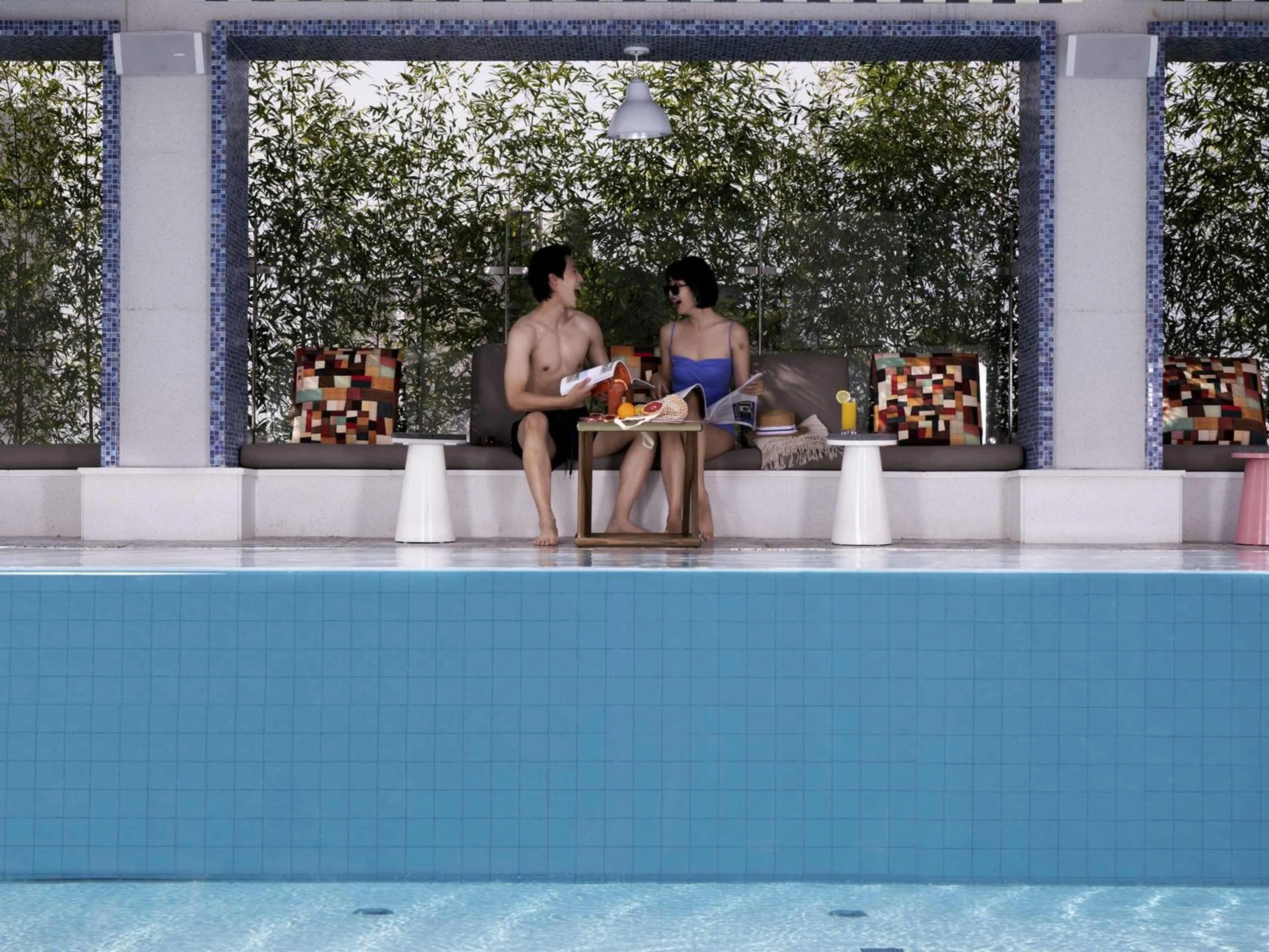 Pool view in Mondrian Seoul Itaewon