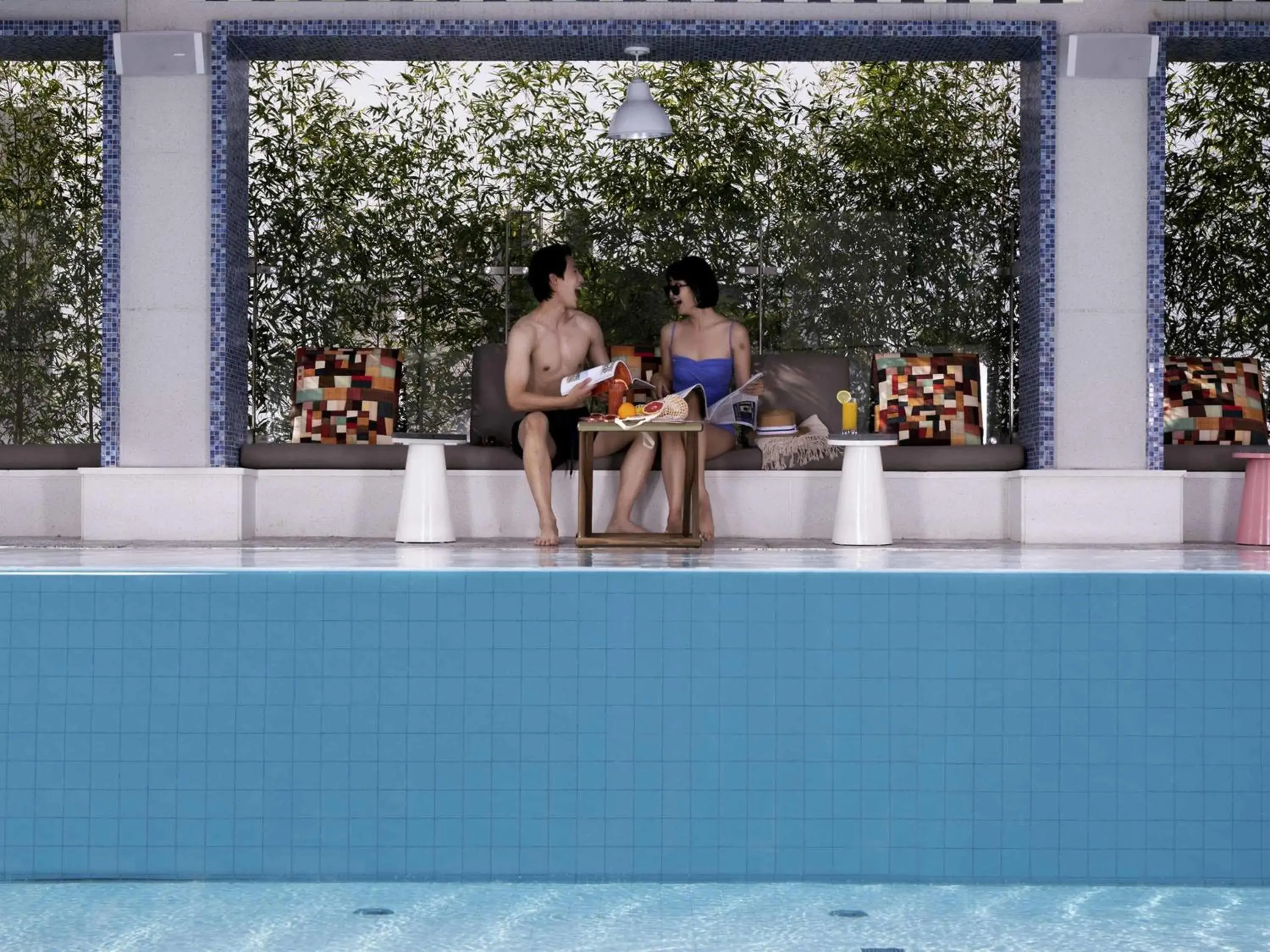 Pool view in Mondrian Seoul Itaewon Pool view in Mondrian Seoul Itaewon