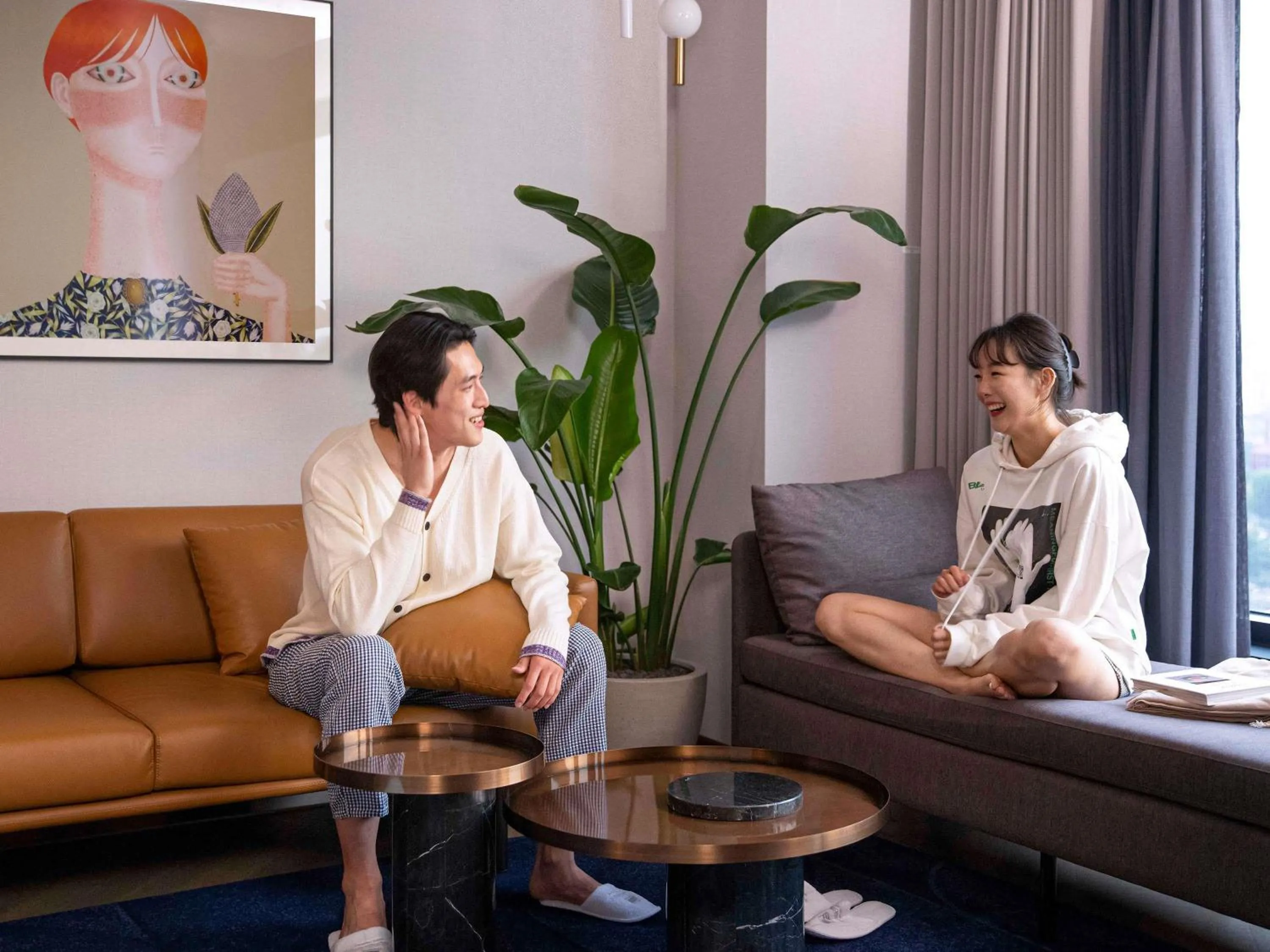 Bedroom in Mondrian Seoul Itaewon