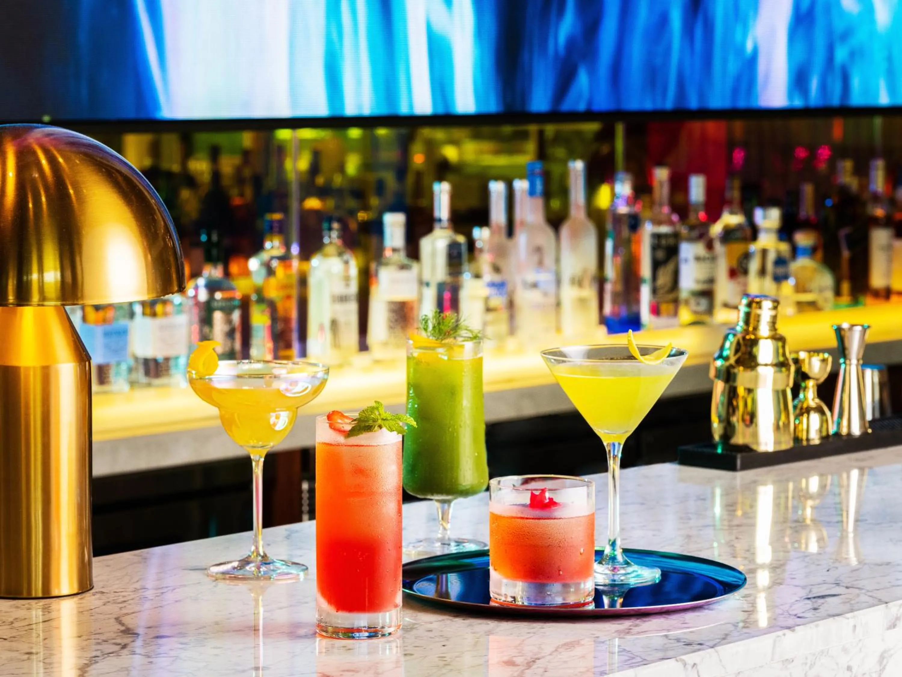 Alcoholic drinks in Mondrian Seoul Itaewon