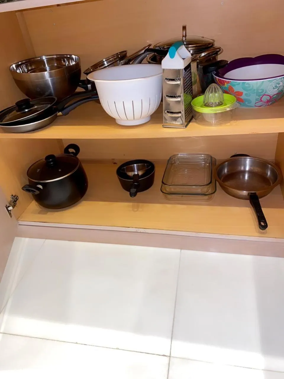 Kitchen or kitchenette in Larnaca Seaview Rooms