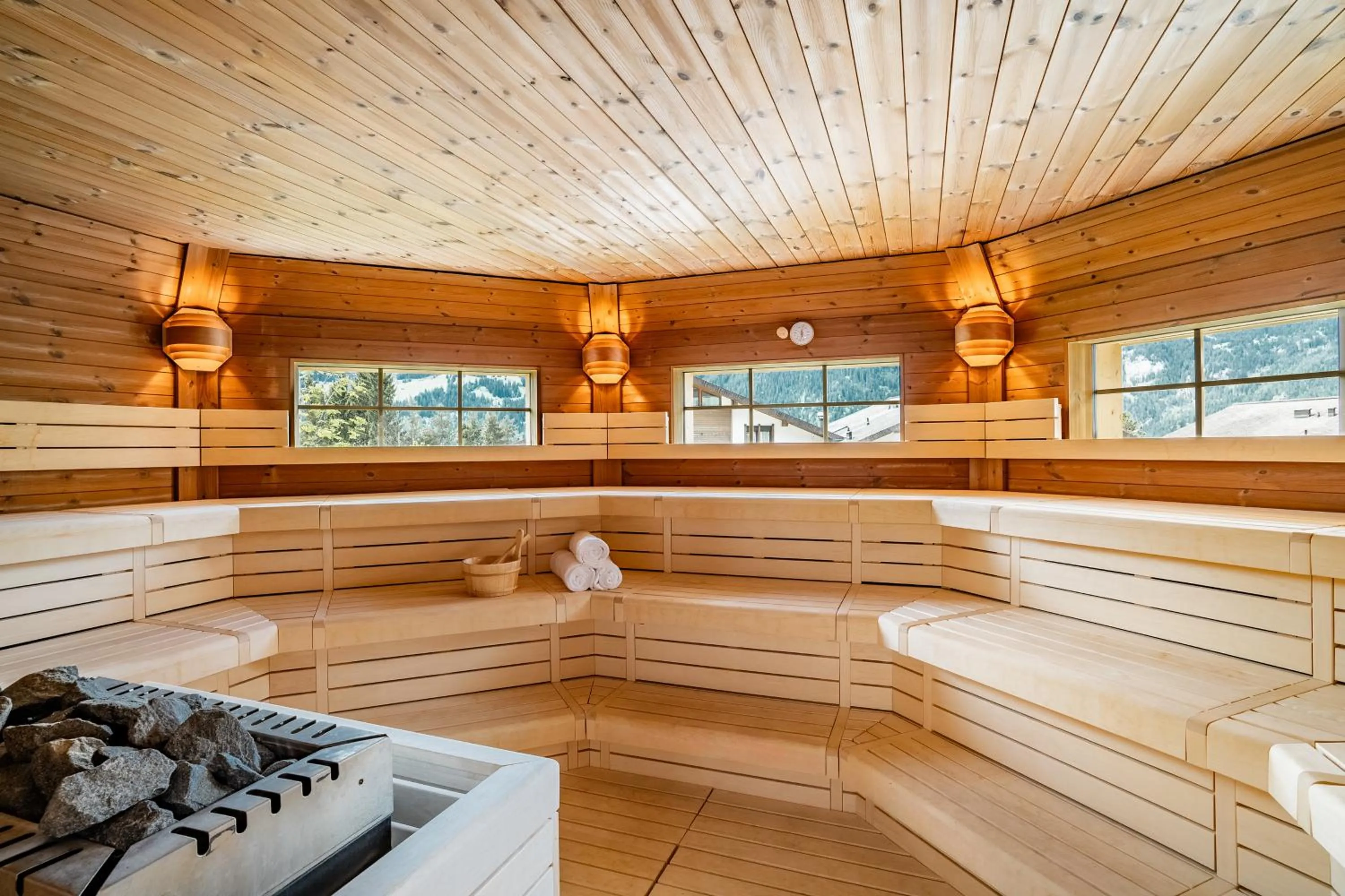 Sauna in Braunbär Hotel & Spa