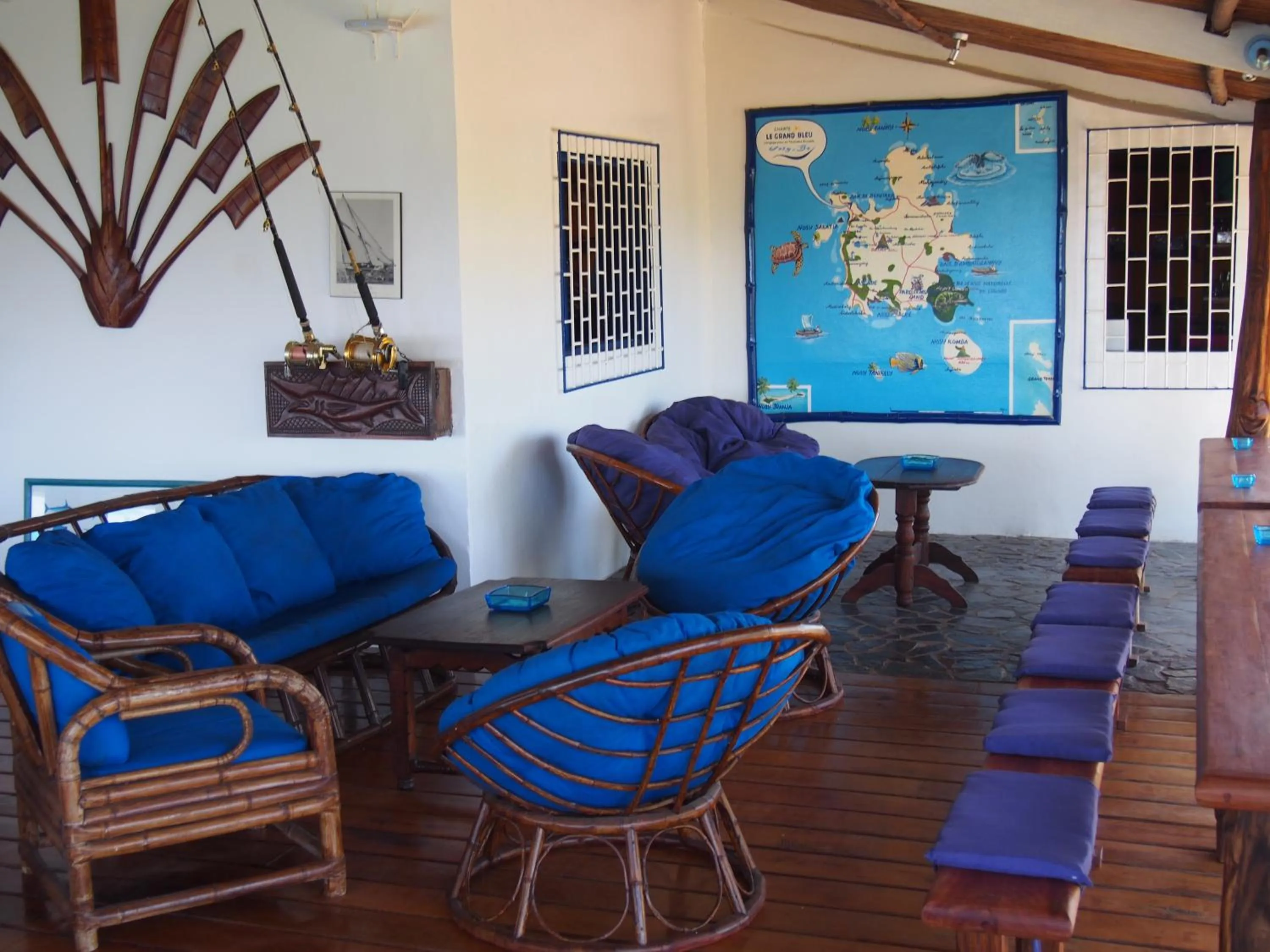 Communal lounge/ TV room in Le Grand Bleu