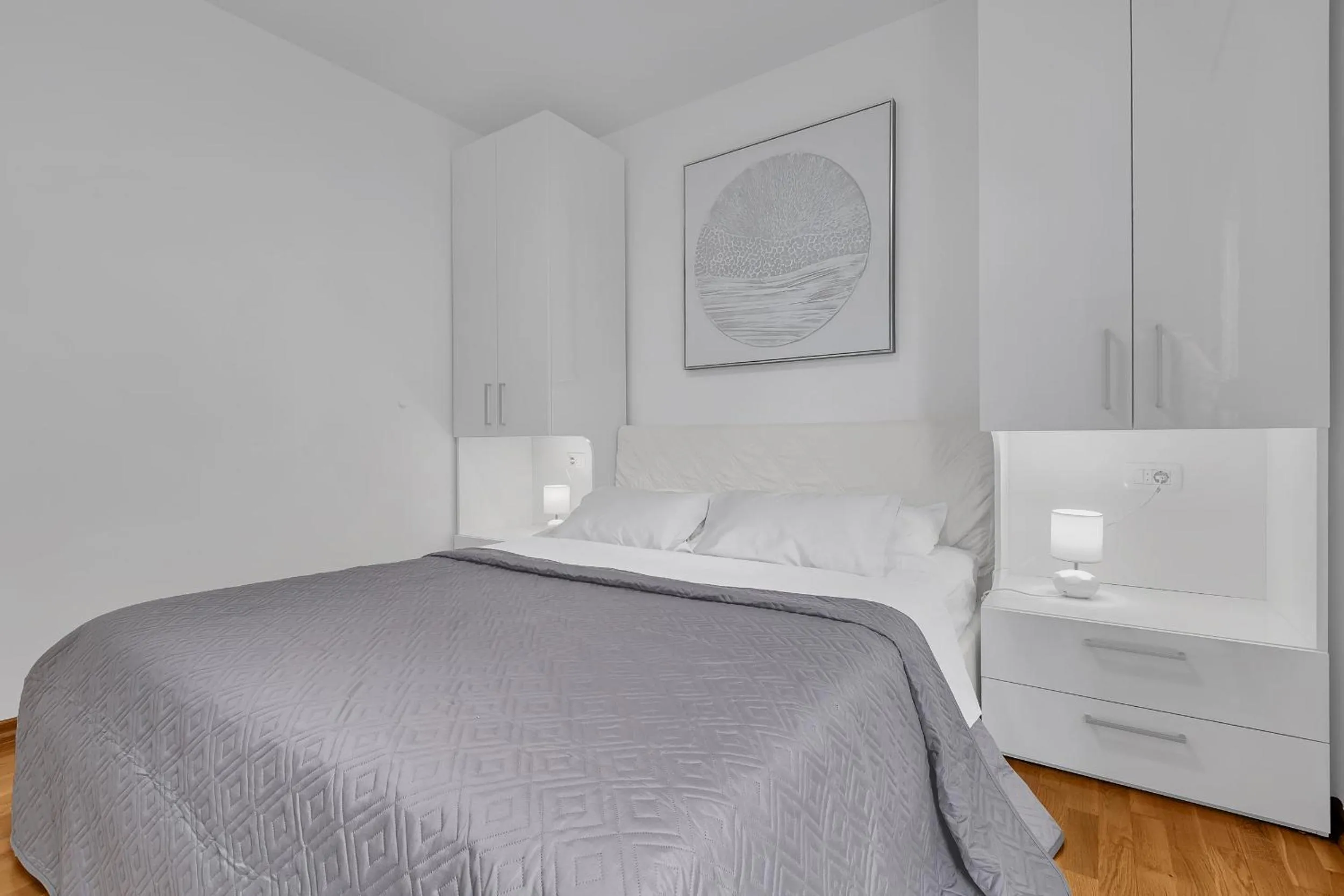 Bed in Sea View Apartments Dammi with free parking