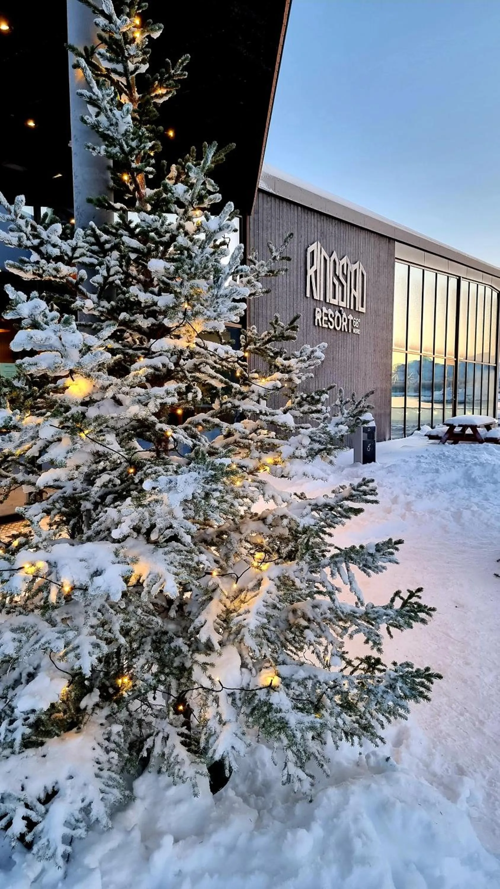 Winter in Ringstad Resort
