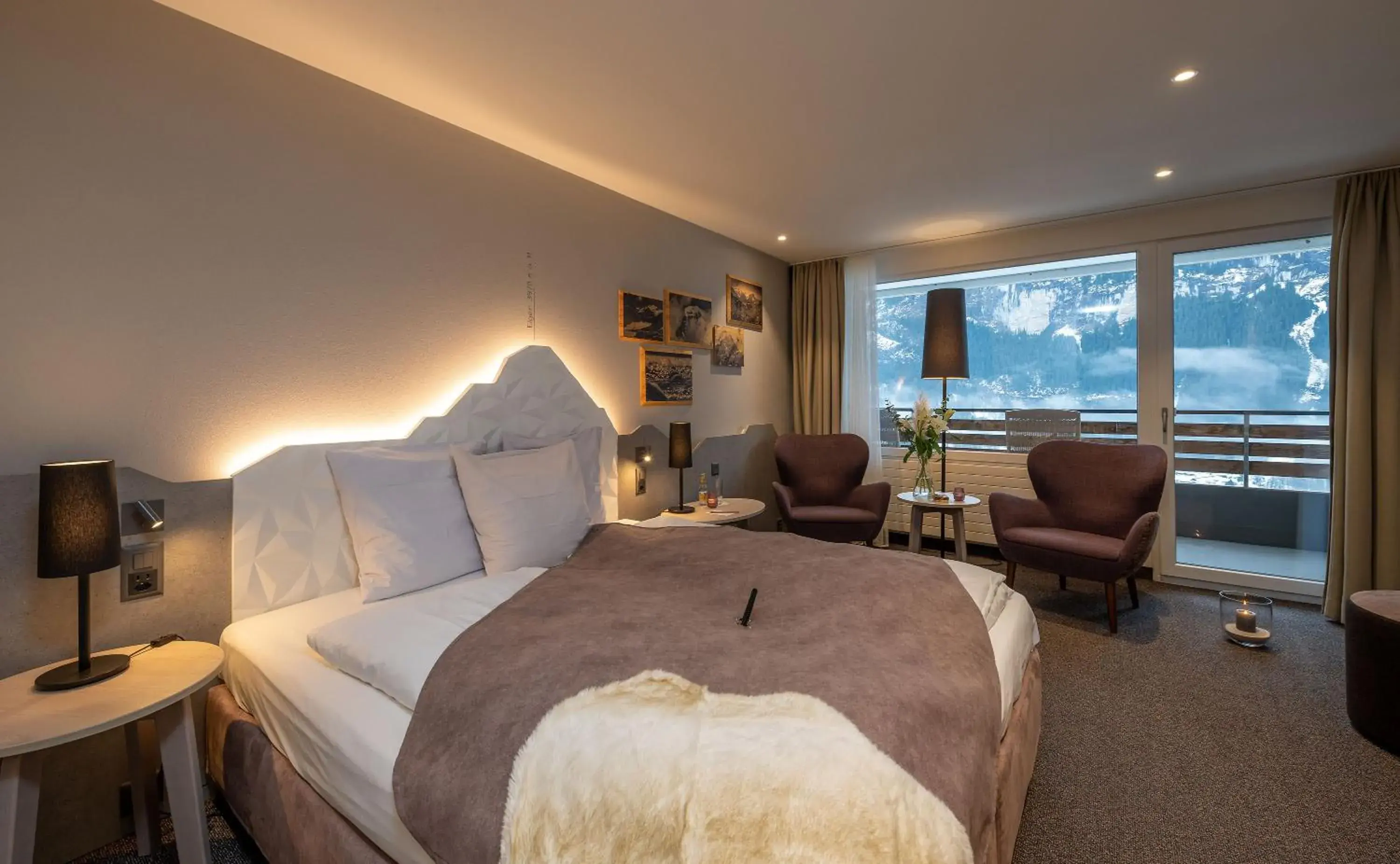 Bedroom, Bed in Sunstar Hotel & SPA Grindelwald Bedroom, Bed in Sunstar Hotel & SPA Grindelwald