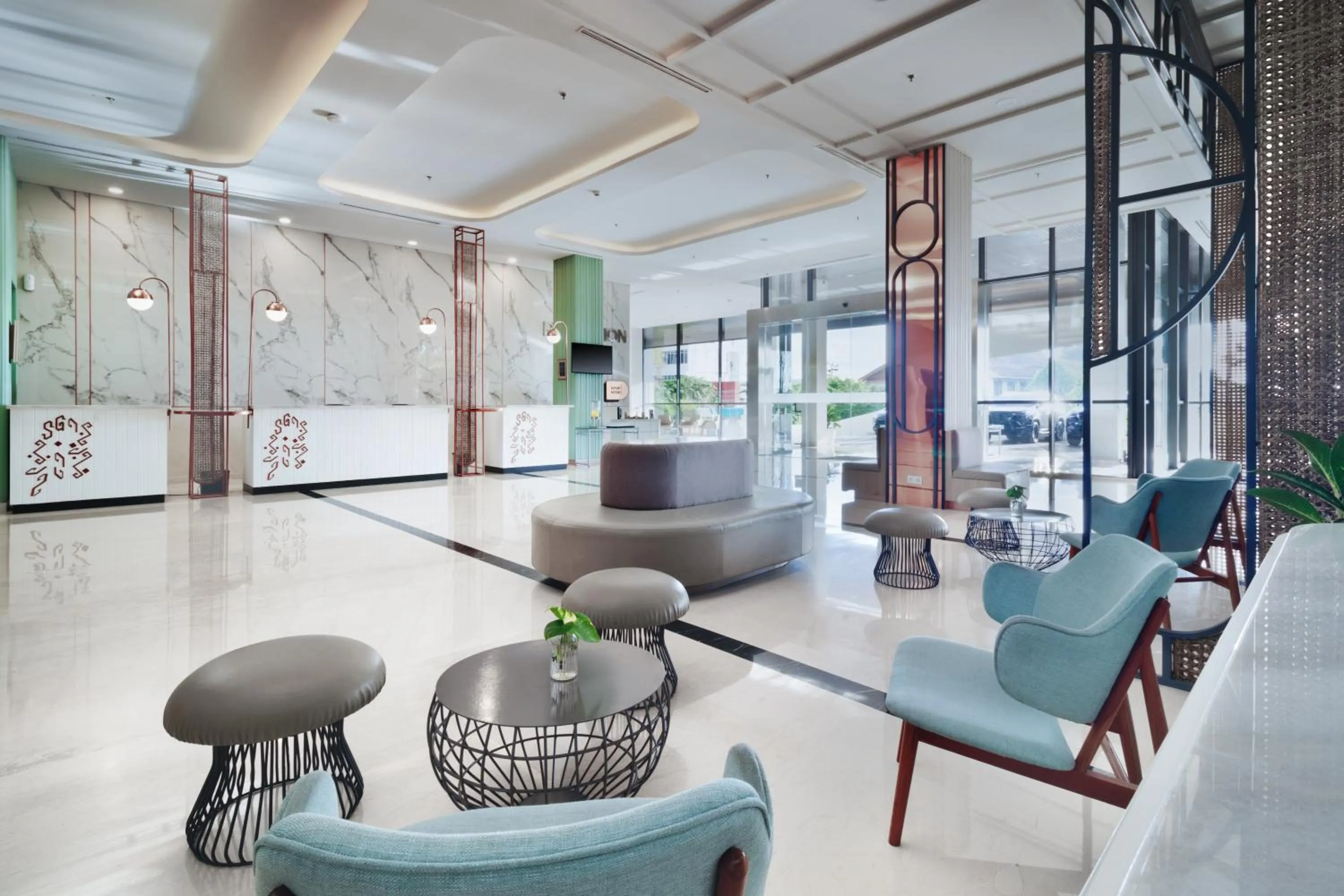 Lobby or reception in Luwansa Hotel and Convention Center Manado