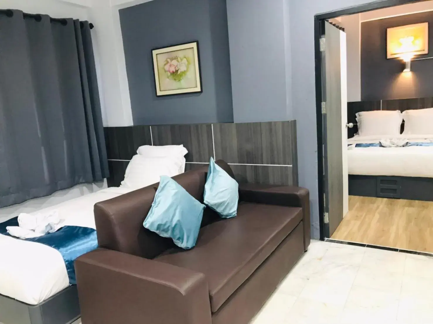 Bed in The Inka Hotel Bed in The Inka Hotel