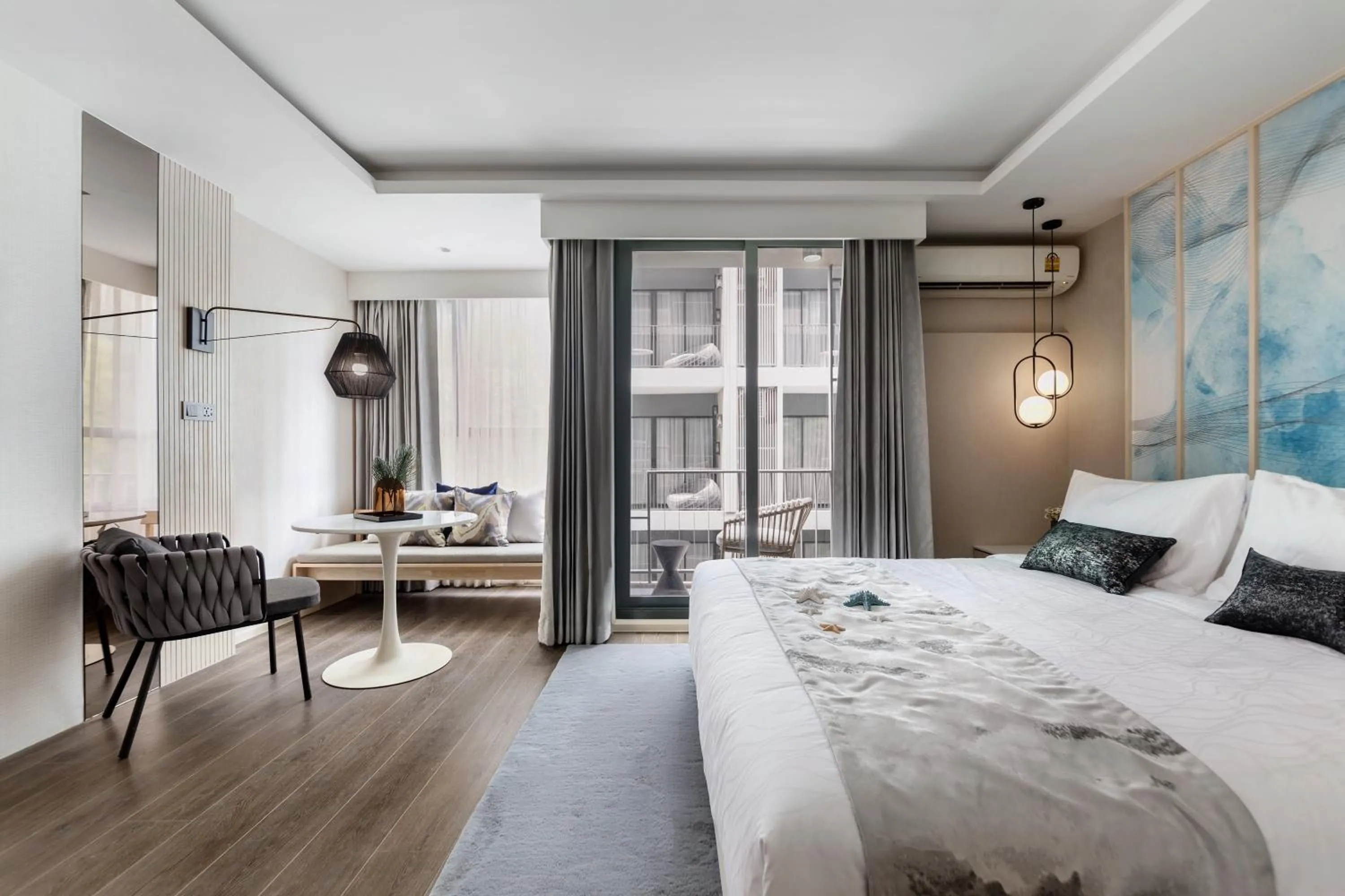 Bedroom, Bed in Bayphere Hotel Pattaya JC