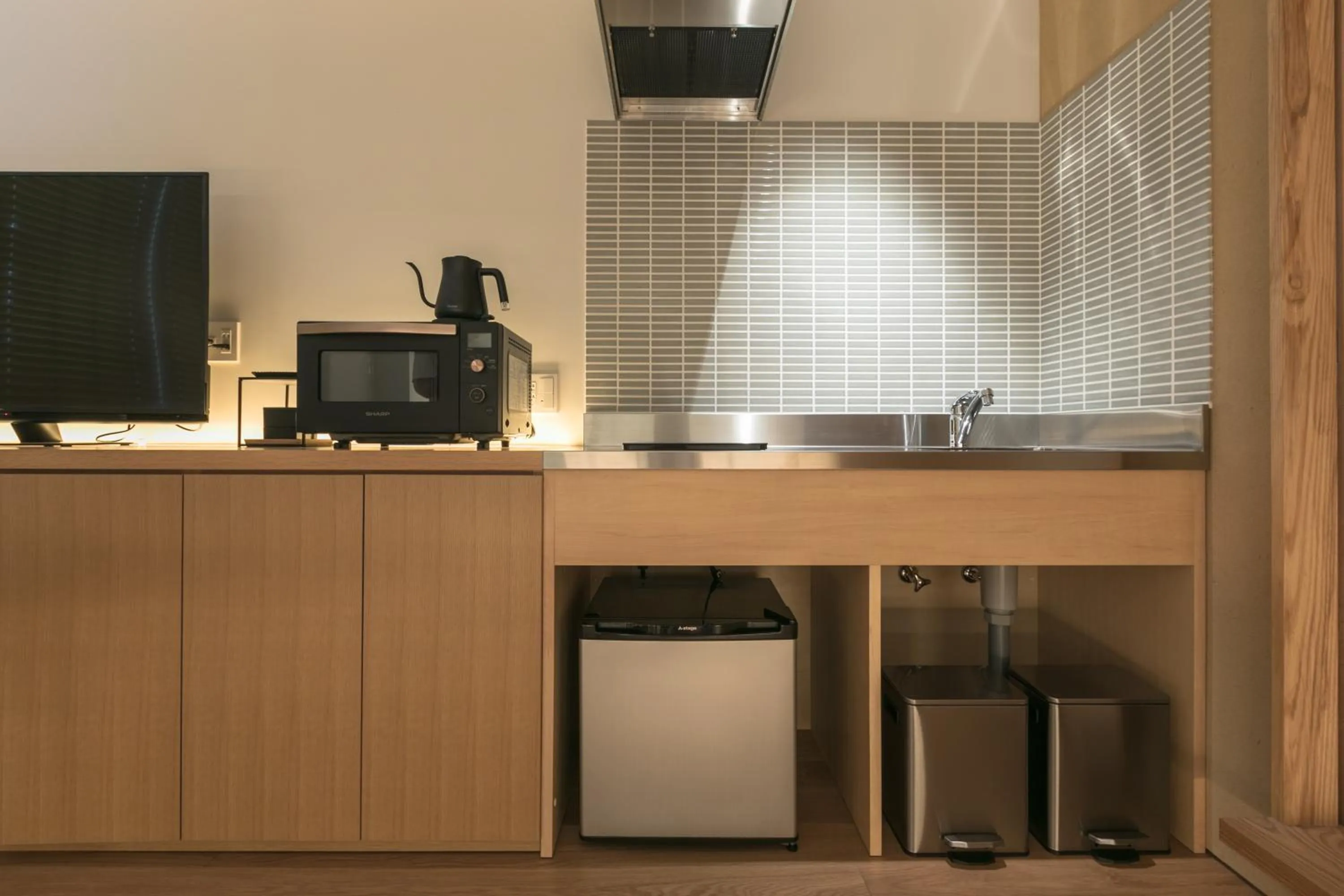 Kitchen or kitchenette in Design Hotel Kyoto Fuyacho